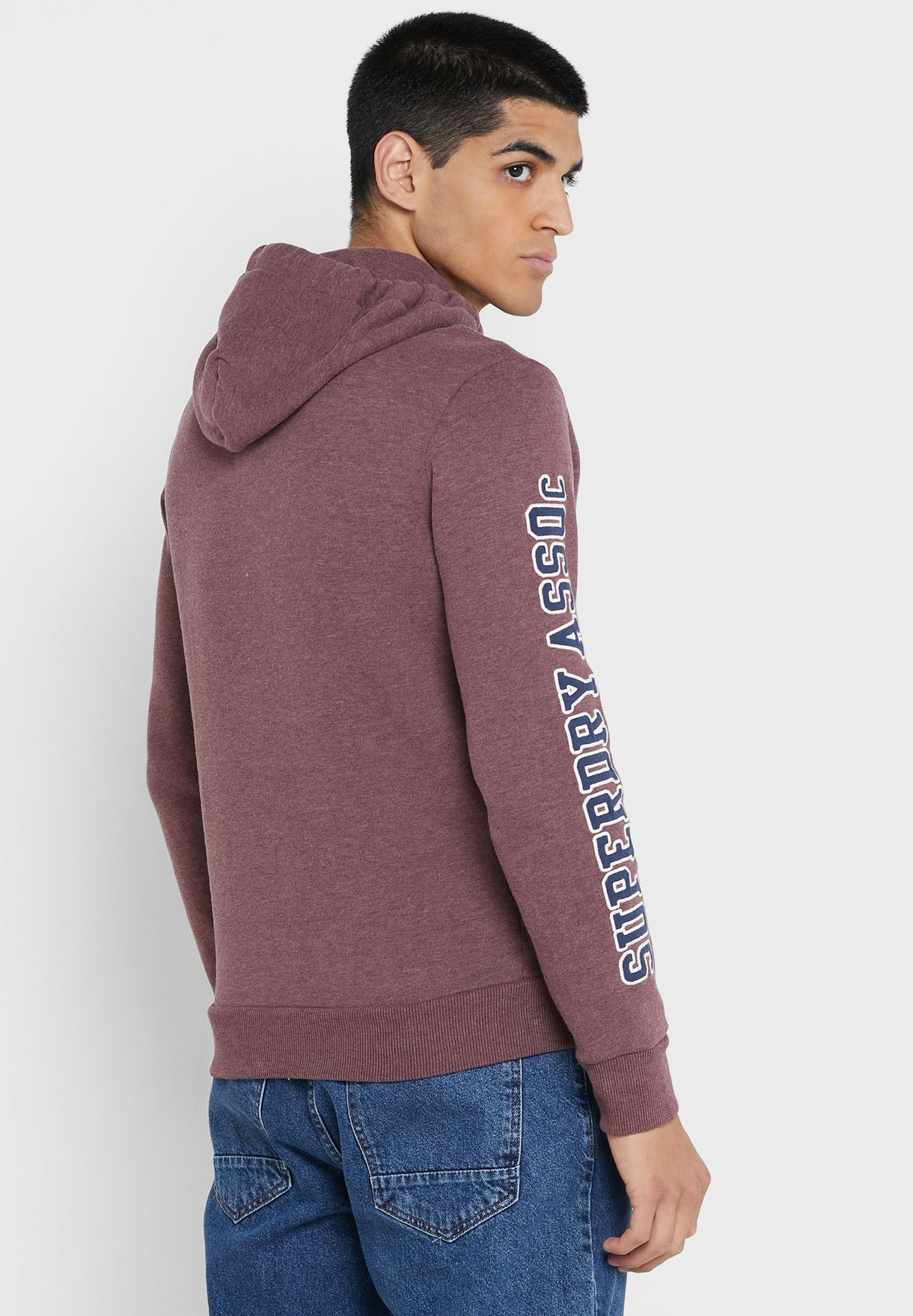 Logo Sleeve Hoodie