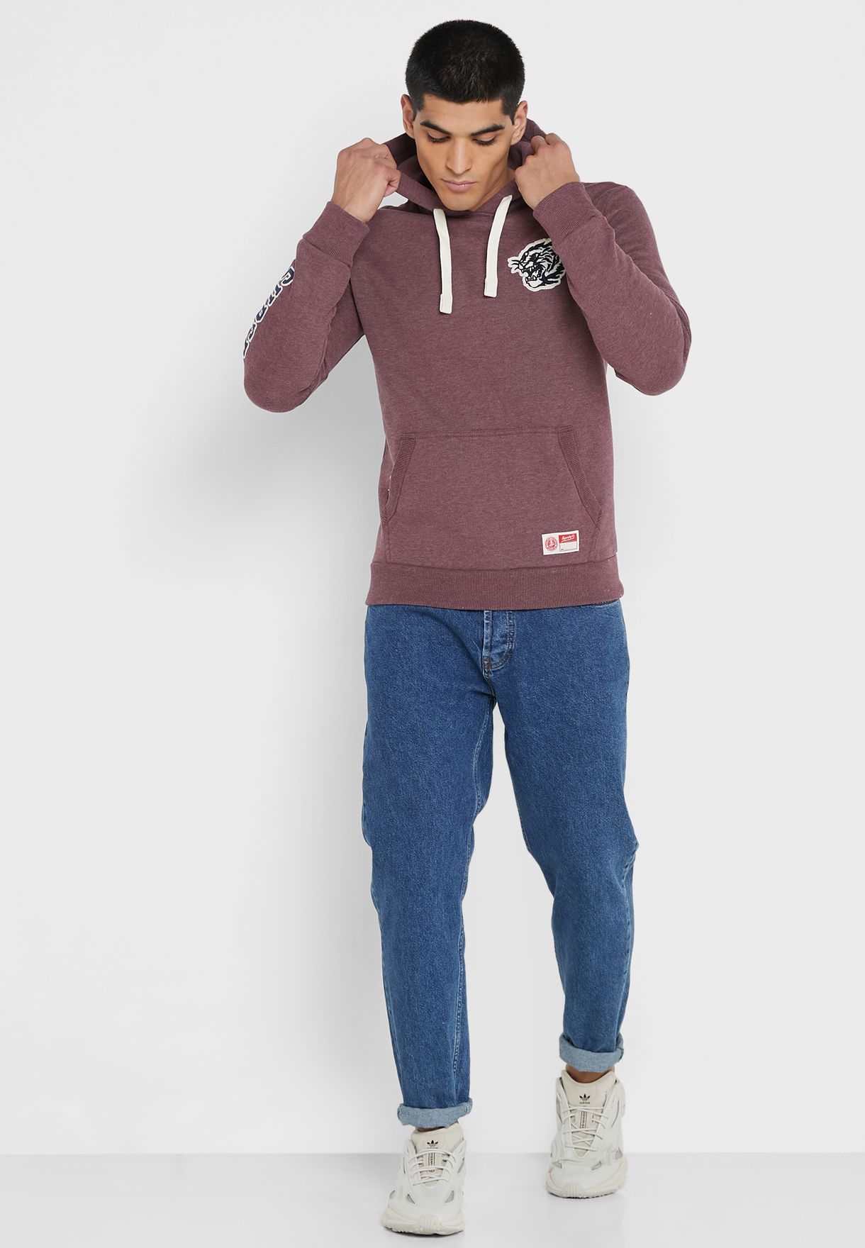 Logo Sleeve Hoodie