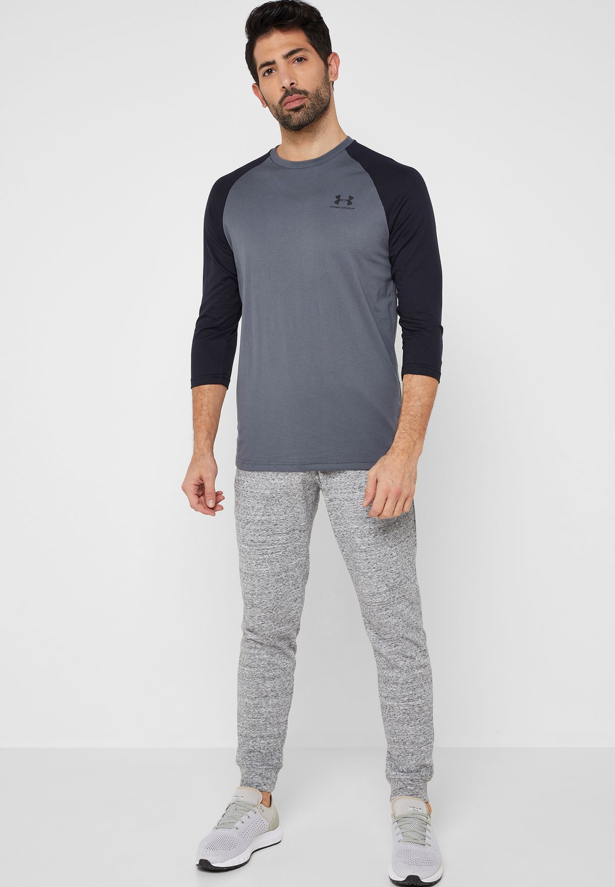 men's under armour sportstyle raglan tee