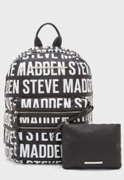 steve madden bprep logo backpack