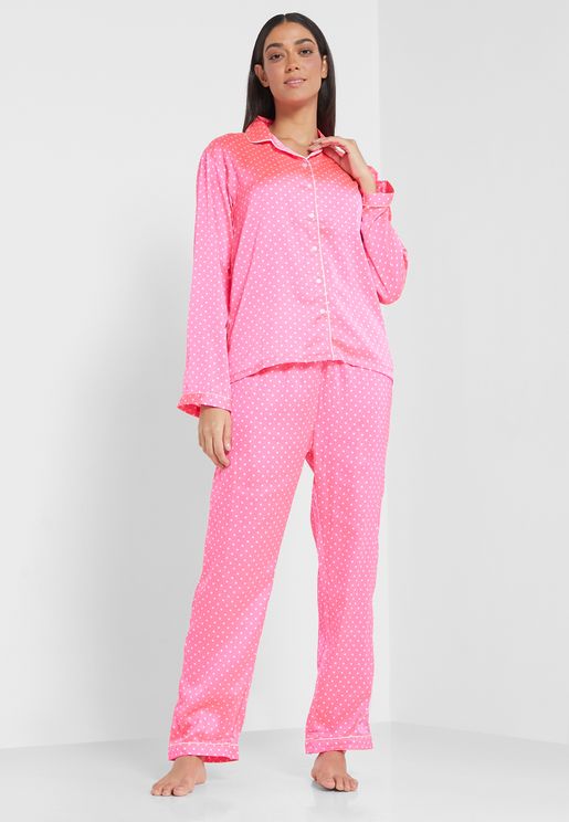 Purple/Pink M Primark Two-tone pajamas plush WOMEN FASHION Underwear & Nightwear Pyjama discount 40% 