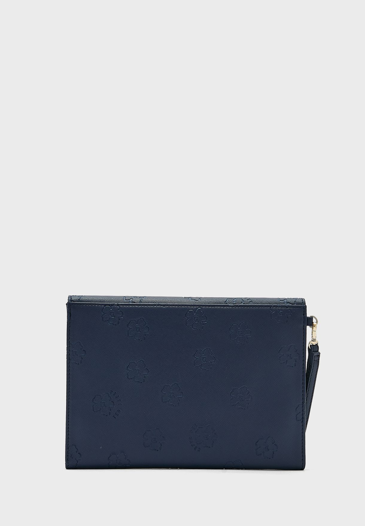 Applique Floral Pouch
