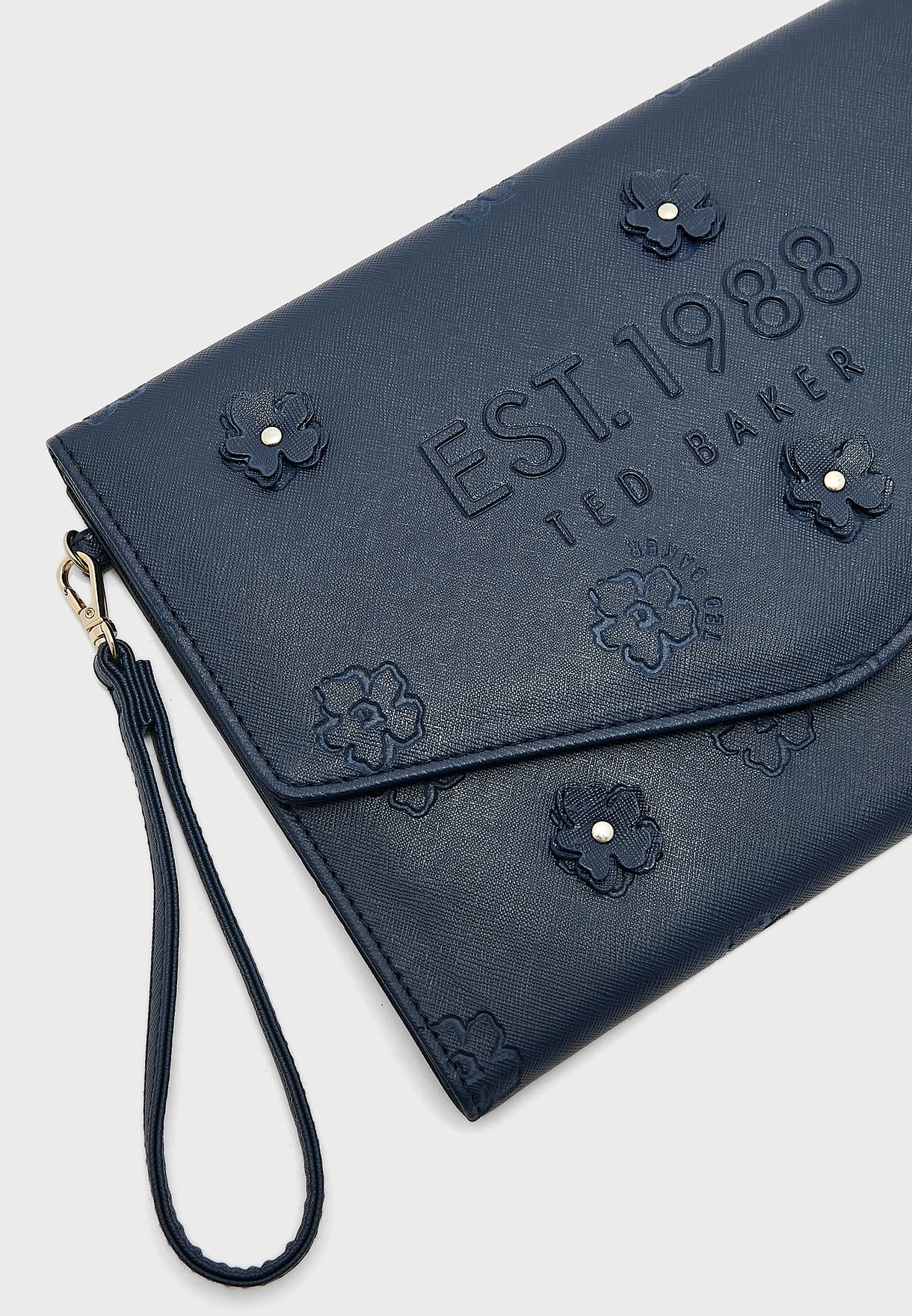 Applique Floral Pouch