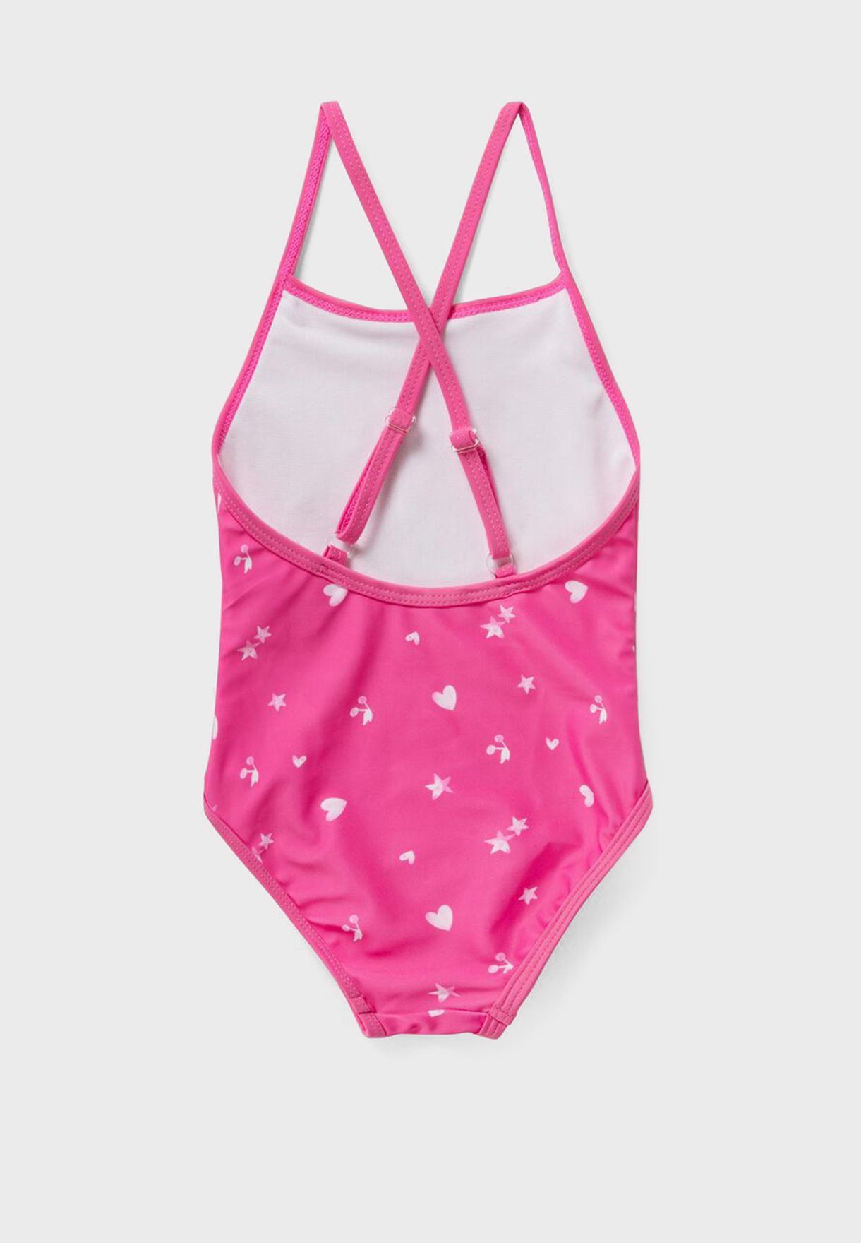 Infant Heart Print Swimsuit