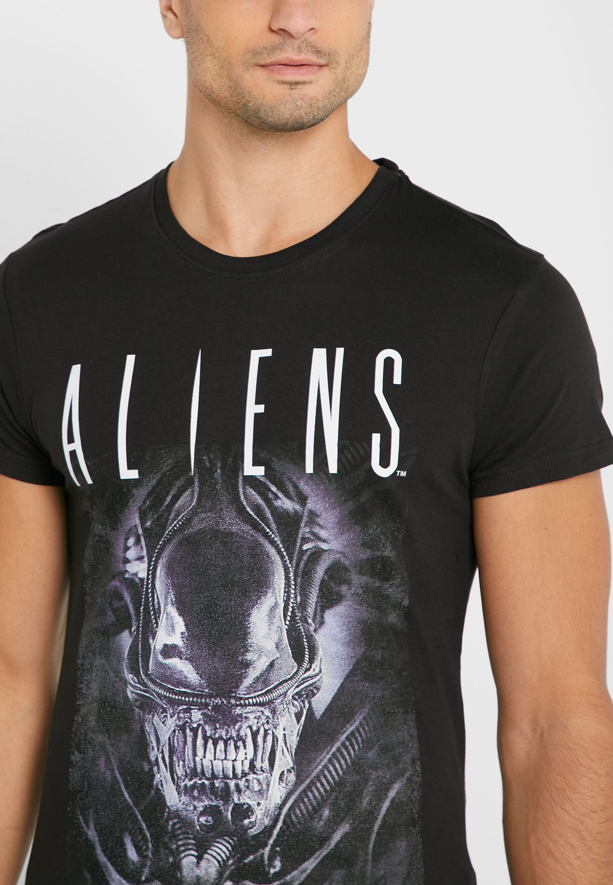 Aliens Crew Neck T-Shirt