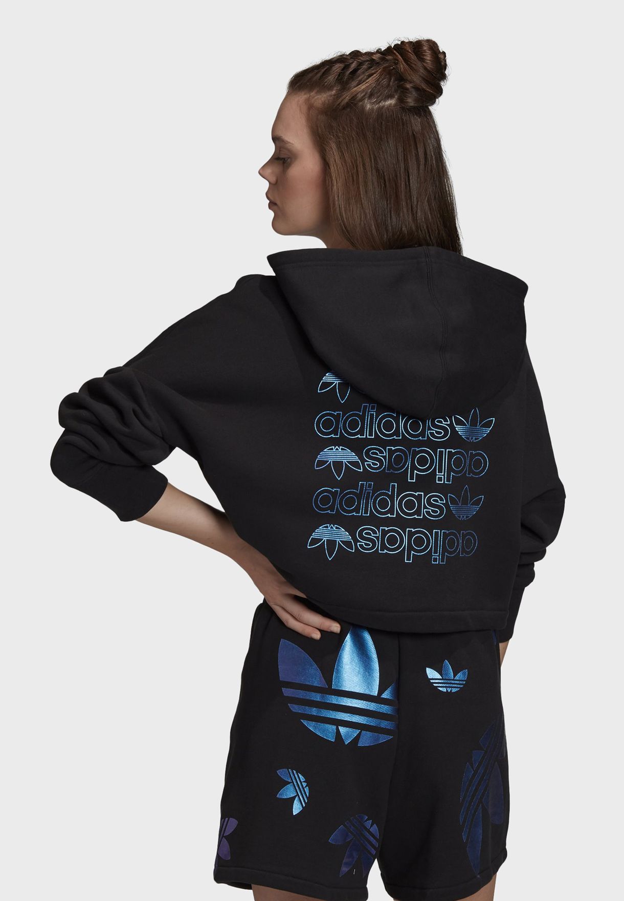 adidas originals fashion logo hoodie