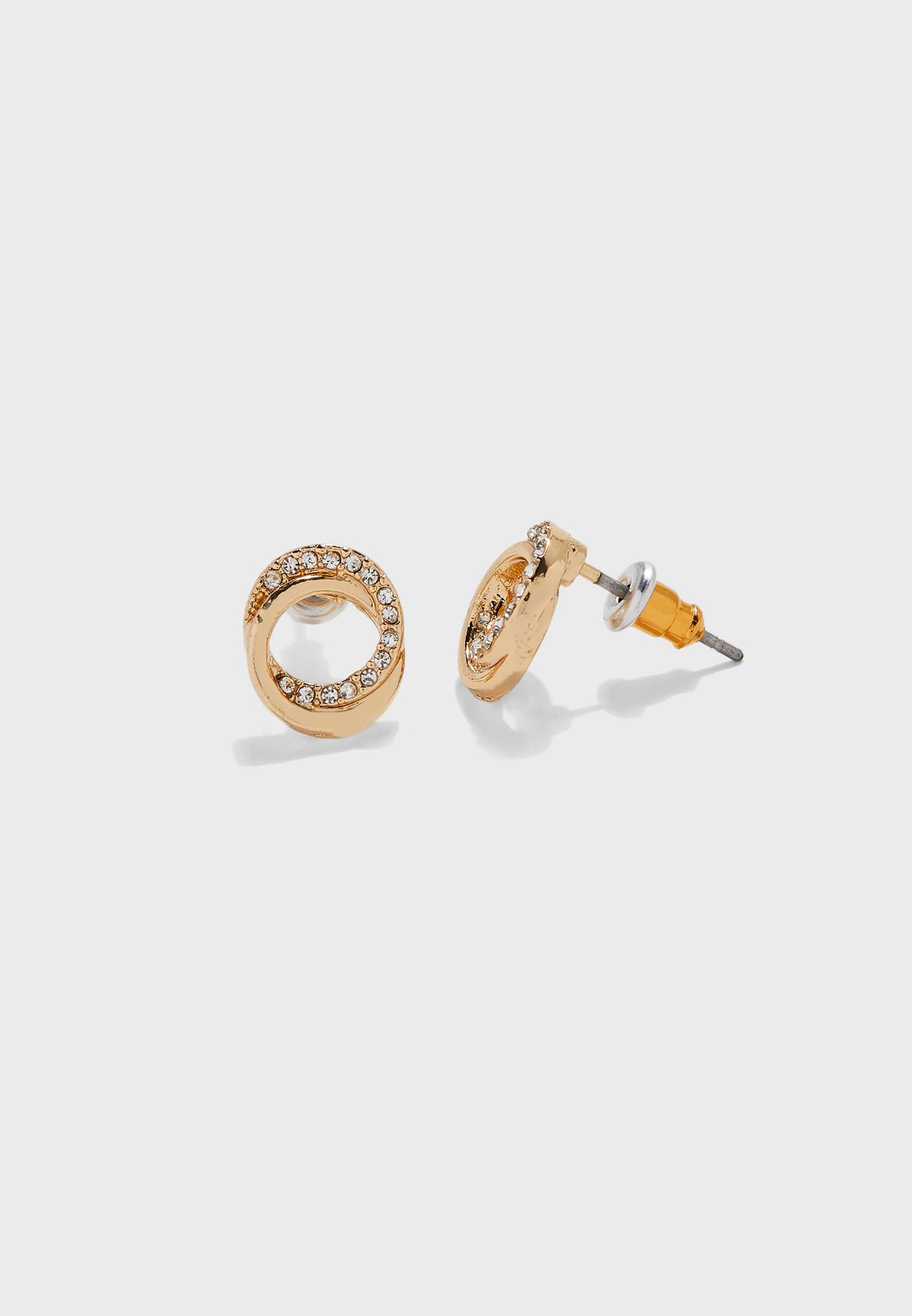 Diamante Detail Necklace & Earrings Set