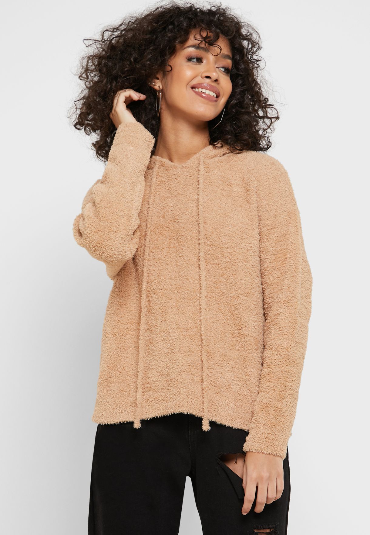 forever 21 fuzzy hoodie