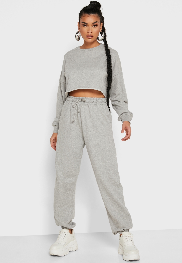 Buy Missguided grey Joggers for MENA,