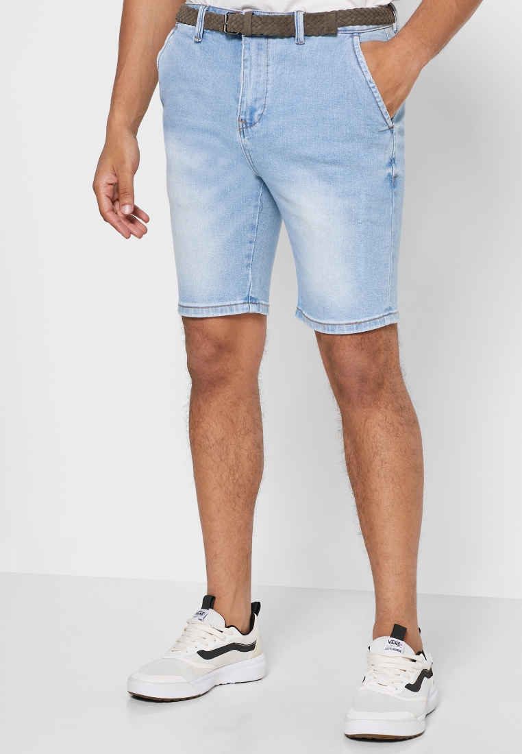 iconic denim shorts
