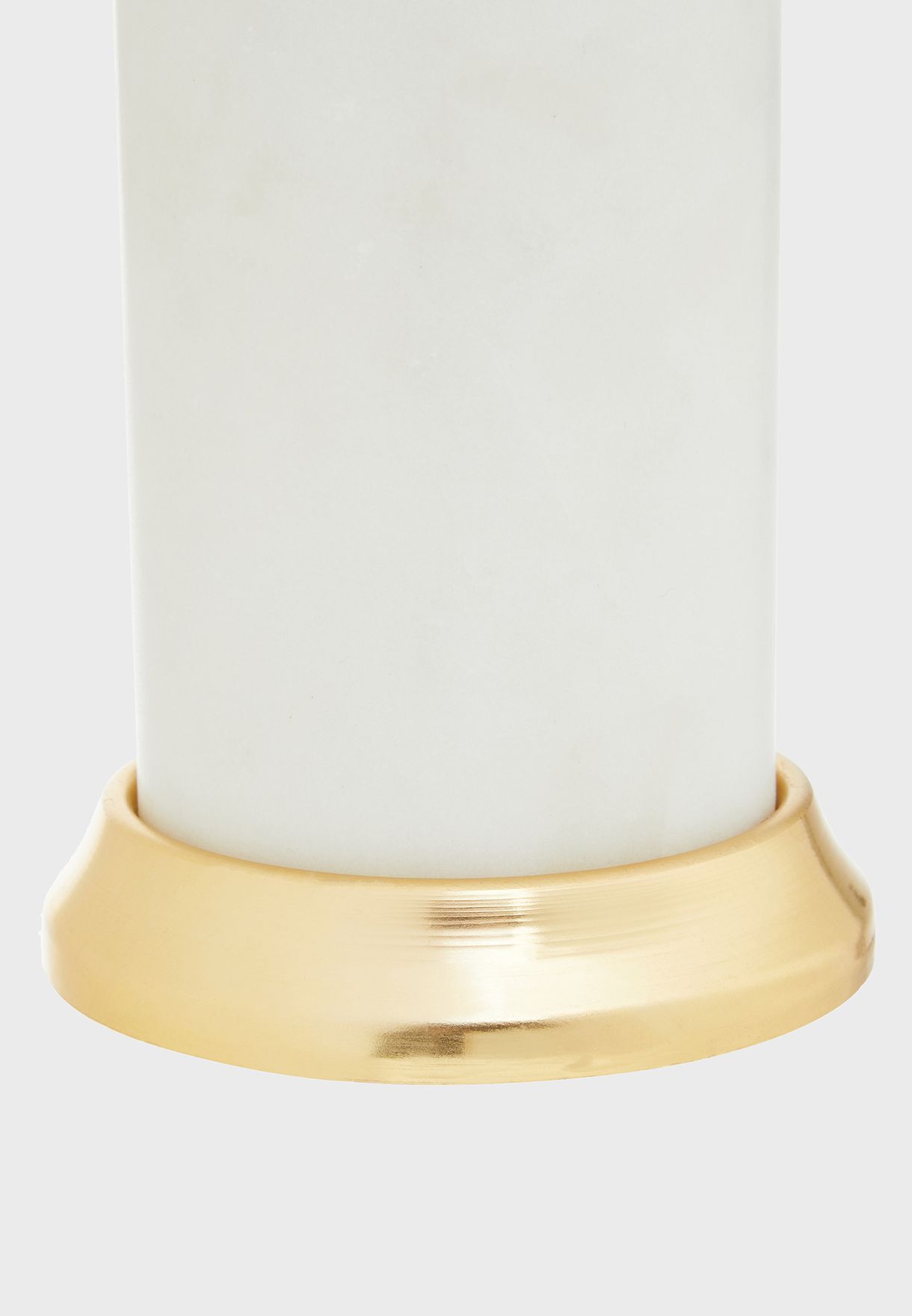 White Marble & Brass Soap Dispenser