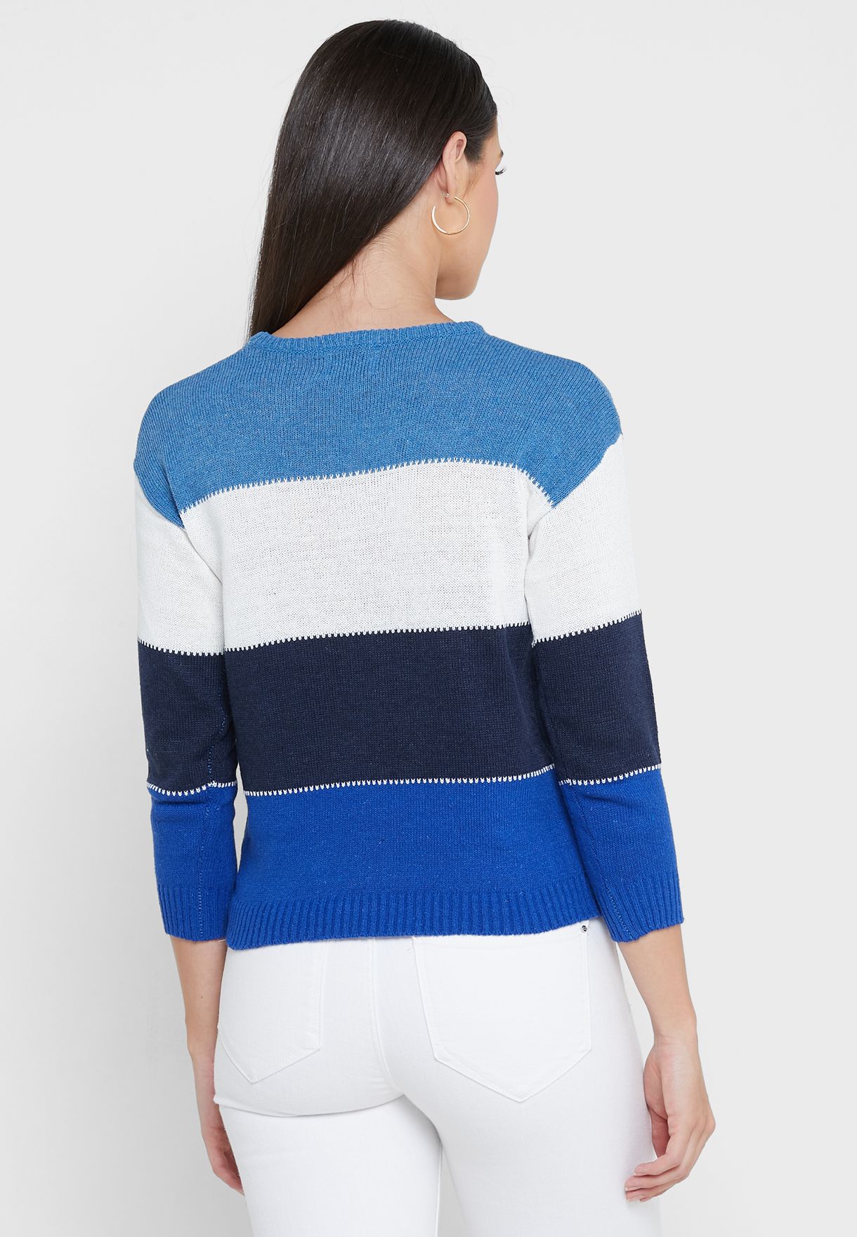 Triple Tone Sweater