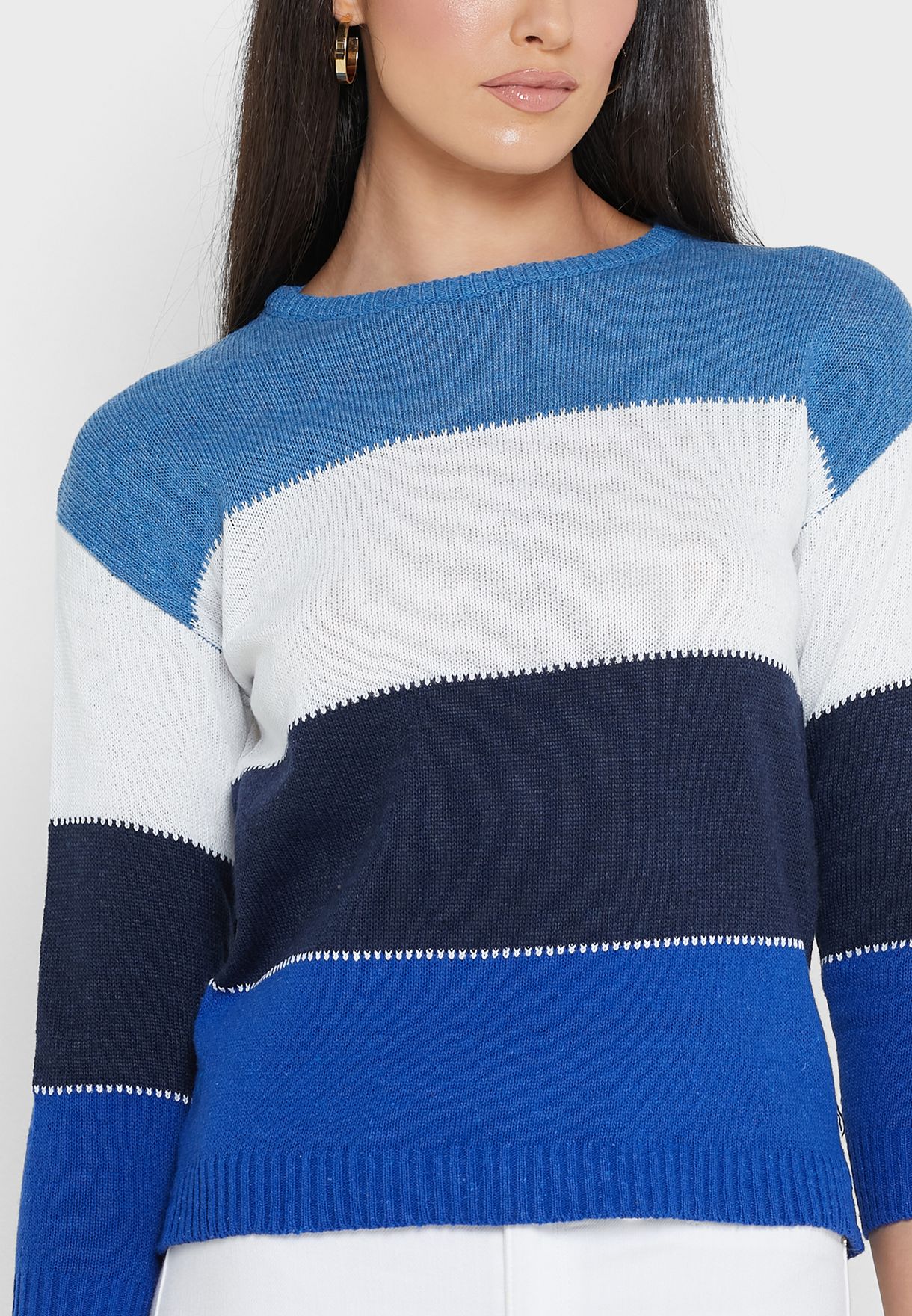 Triple Tone Sweater