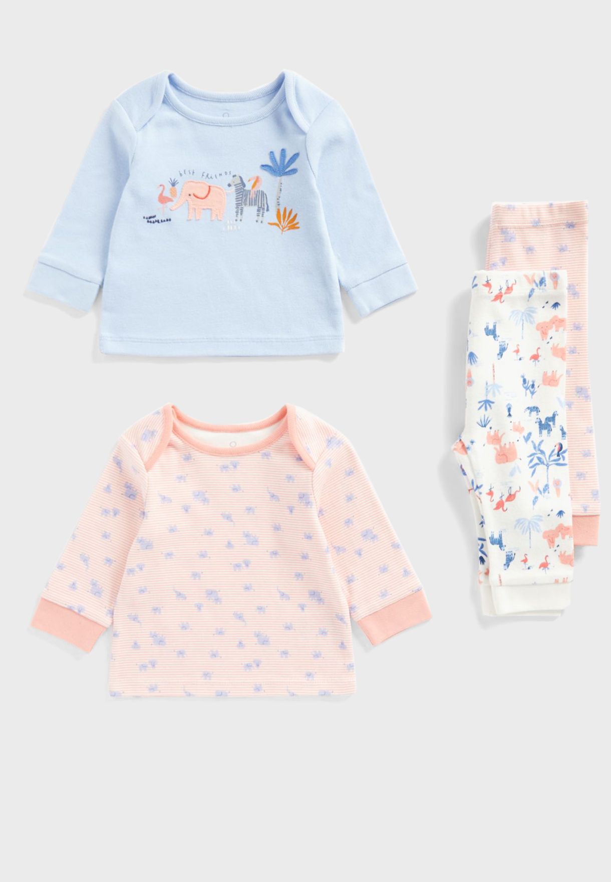 Infant 2 Pack Assorted Pyjama Set