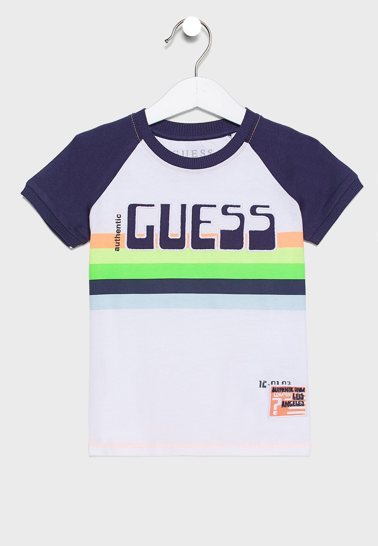 guess multicolor t shirt