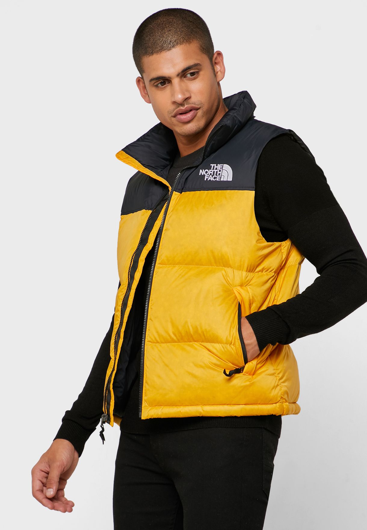 yellow north face