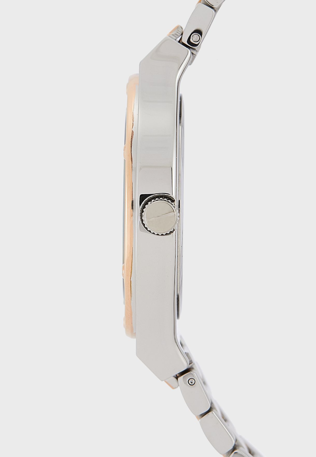 Steel Strap Analog Watch