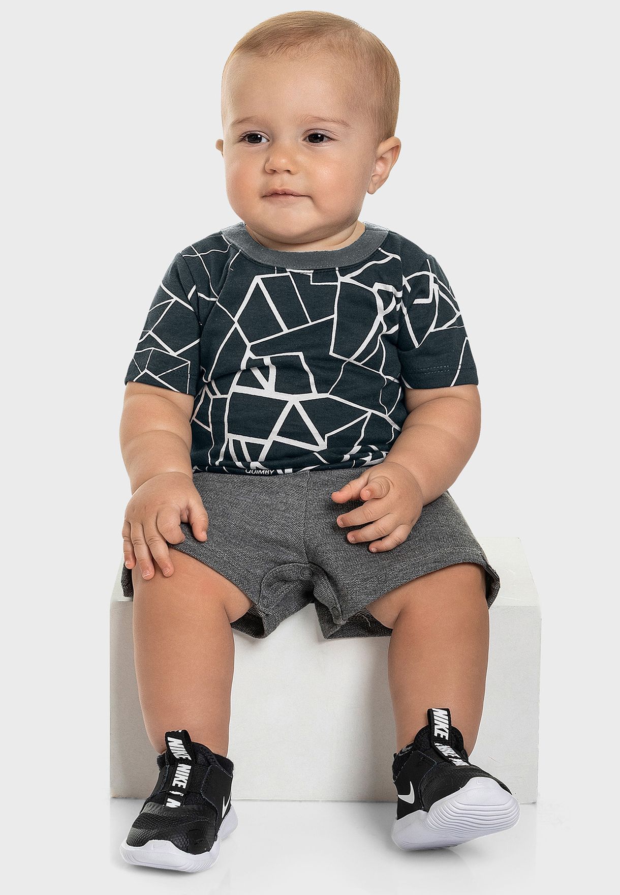 Infant Printed Causal Short Set