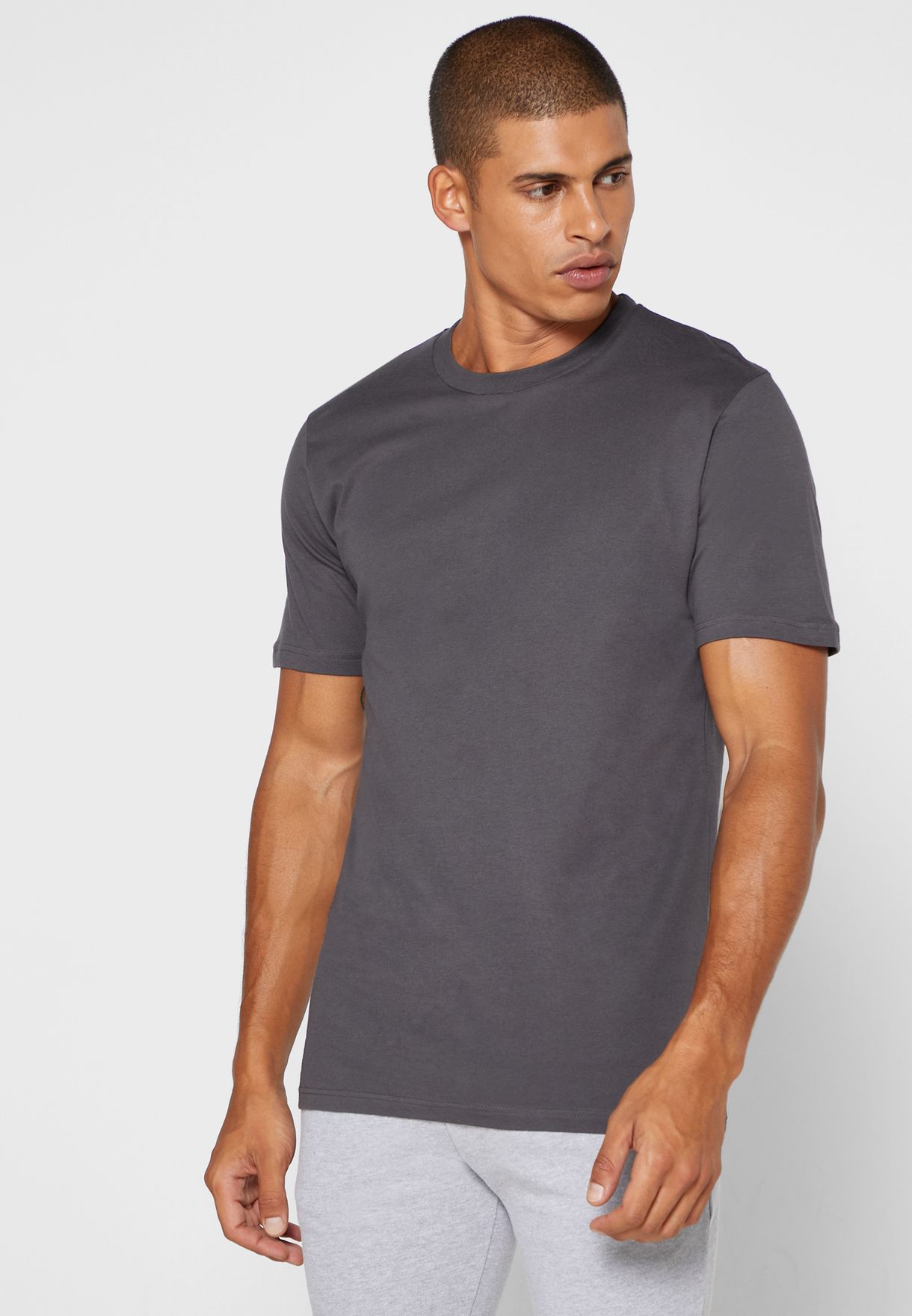 5 Pack Essential Crew Neck T-Shirts