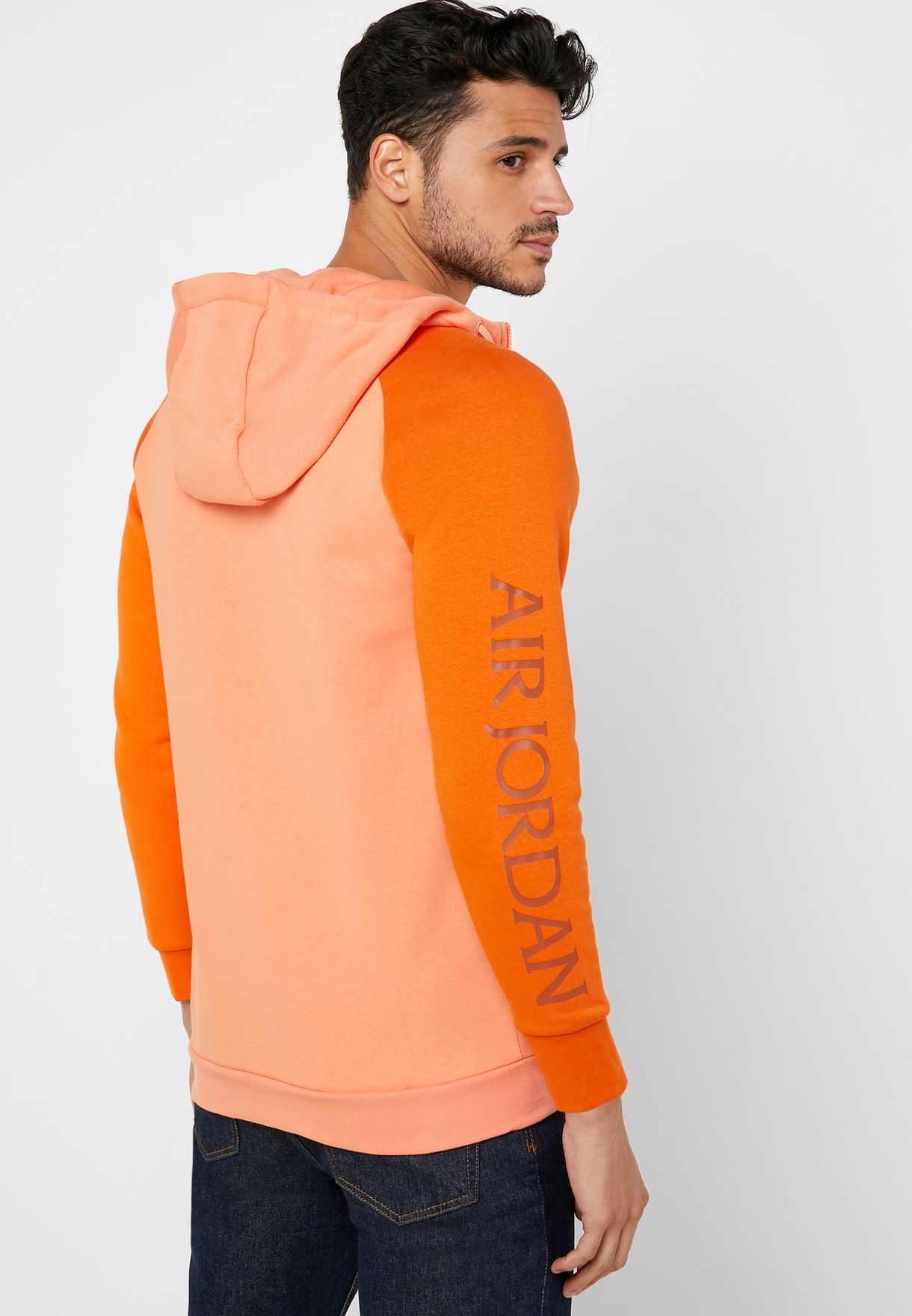 air jordan hoodie orange