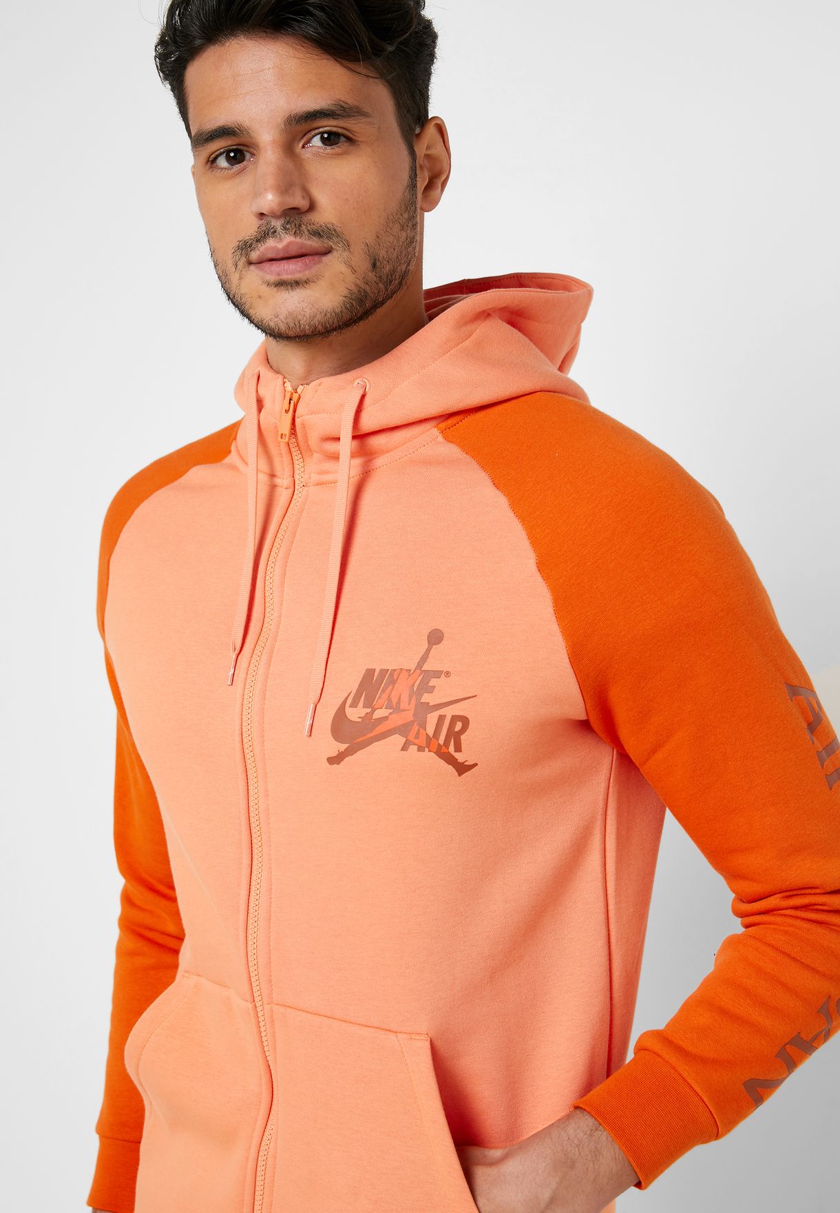 orange jordan sweatshirt