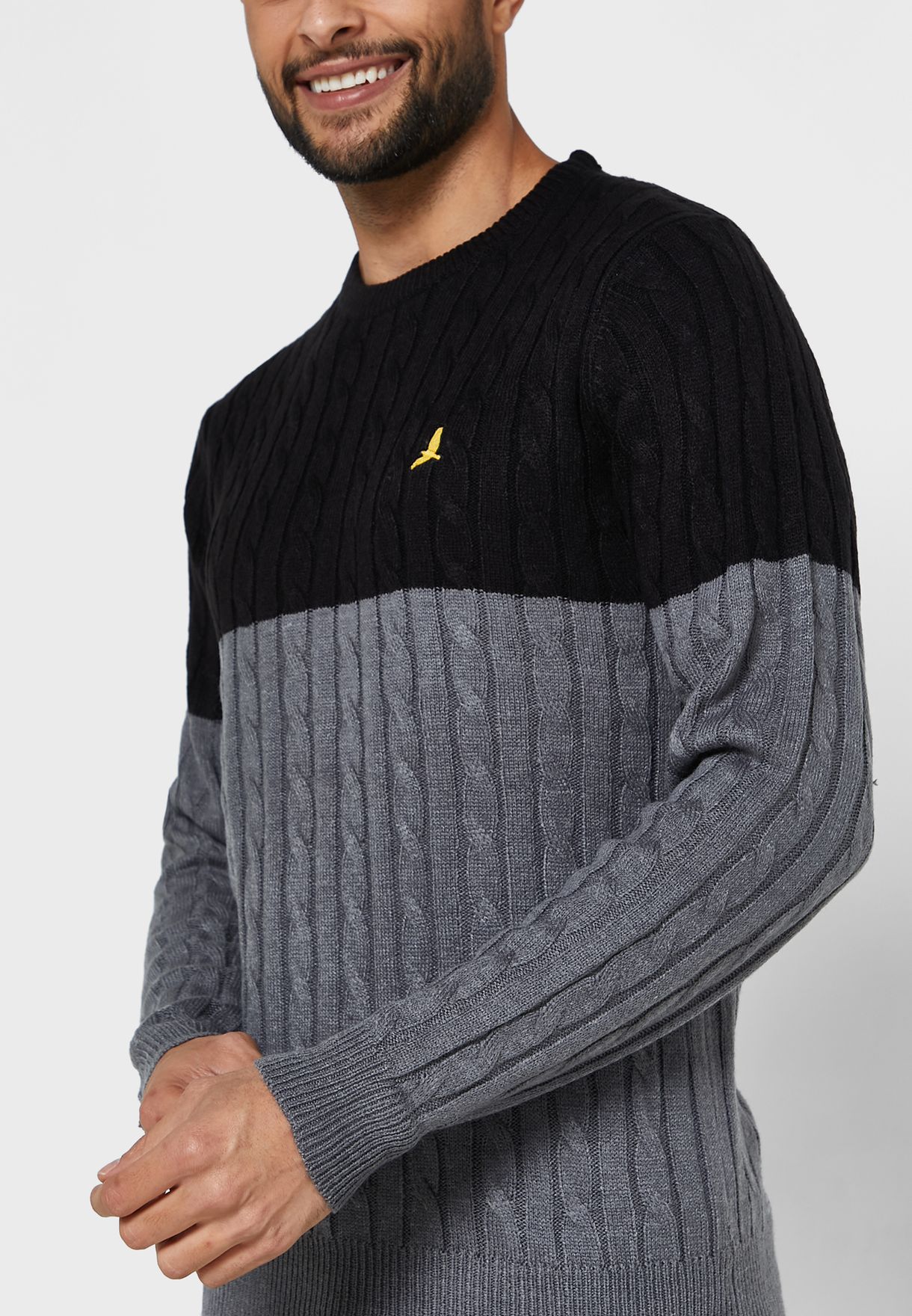 Bravesoul Crew Neck Jumper Dtm To Body Flat