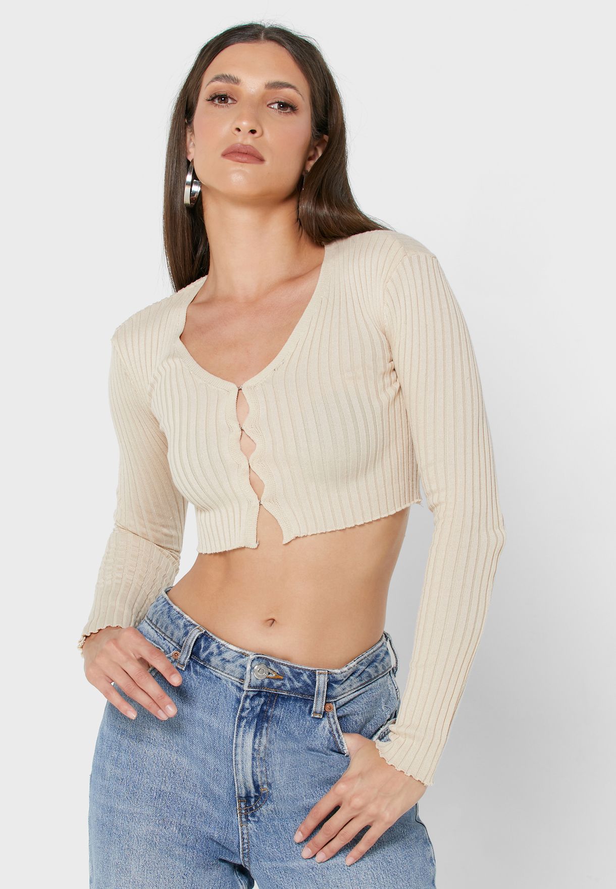 Knitted Crop Cardigan