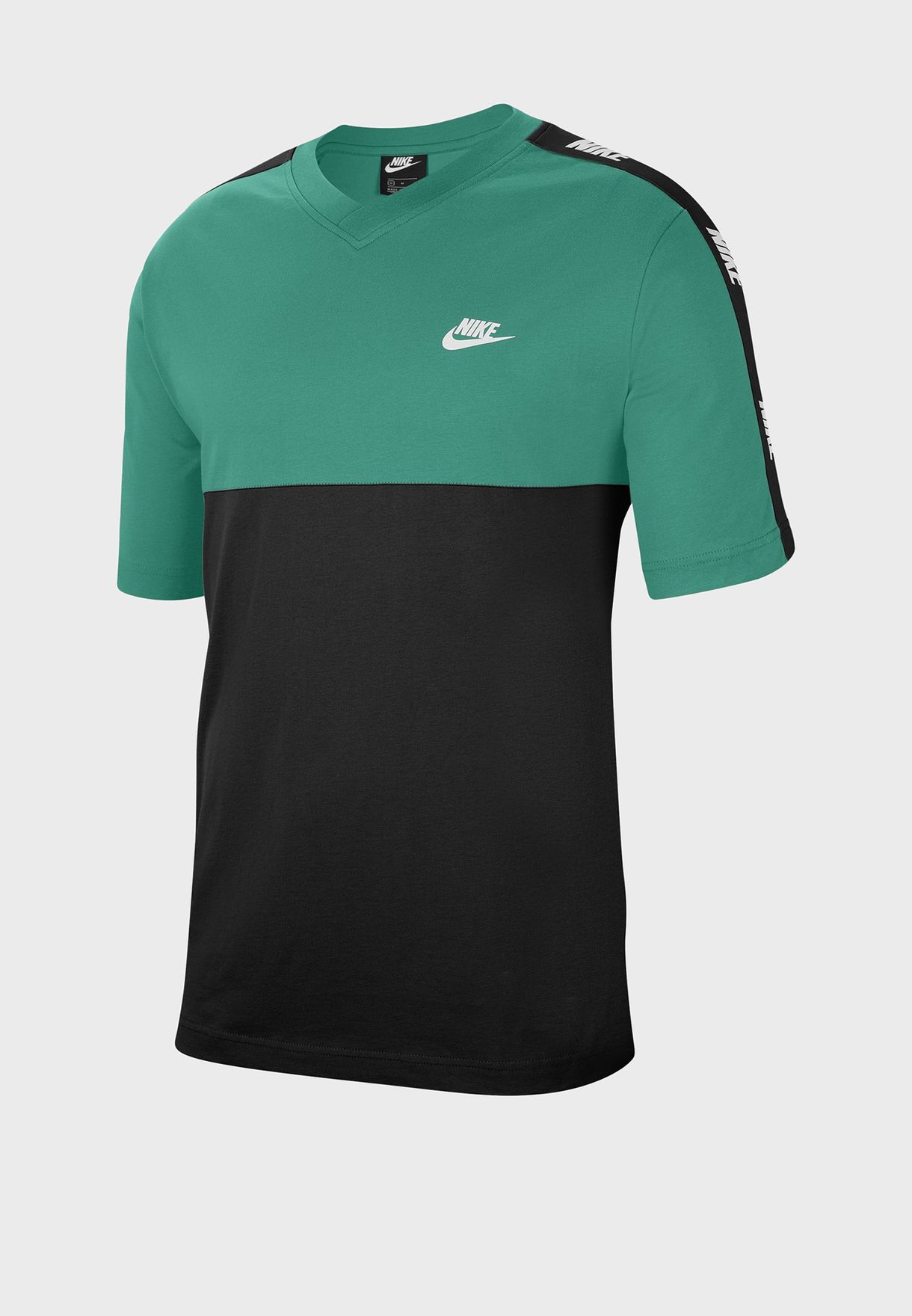 nike colour block t shirt