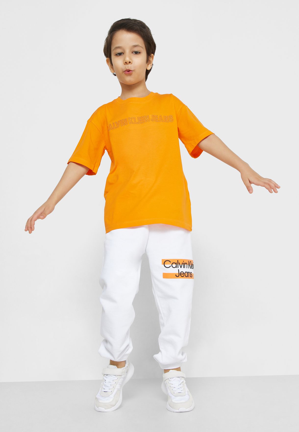 Kids Maxi Block Logo Sweatpants