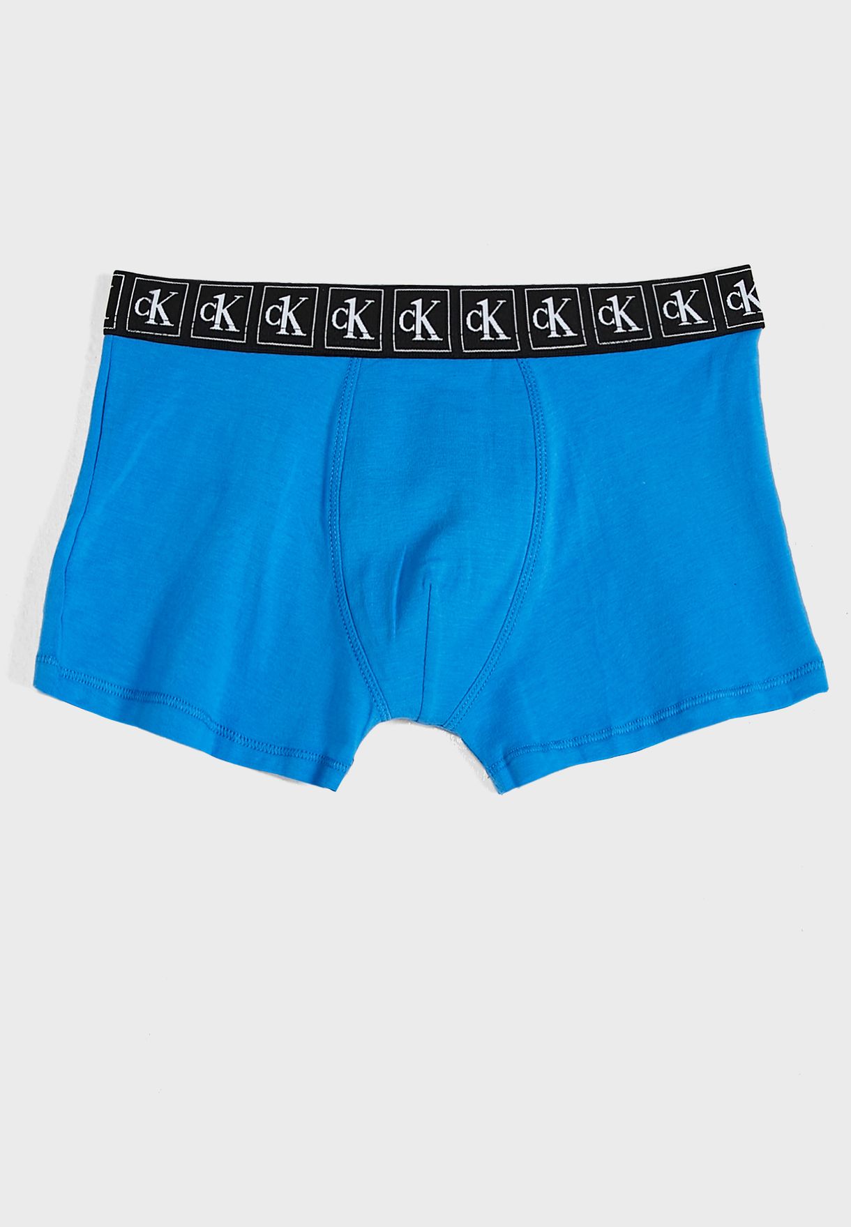 Buy Calvin Klein multicolor Youth 2 Pack Assorted Trunks for Kids in ...