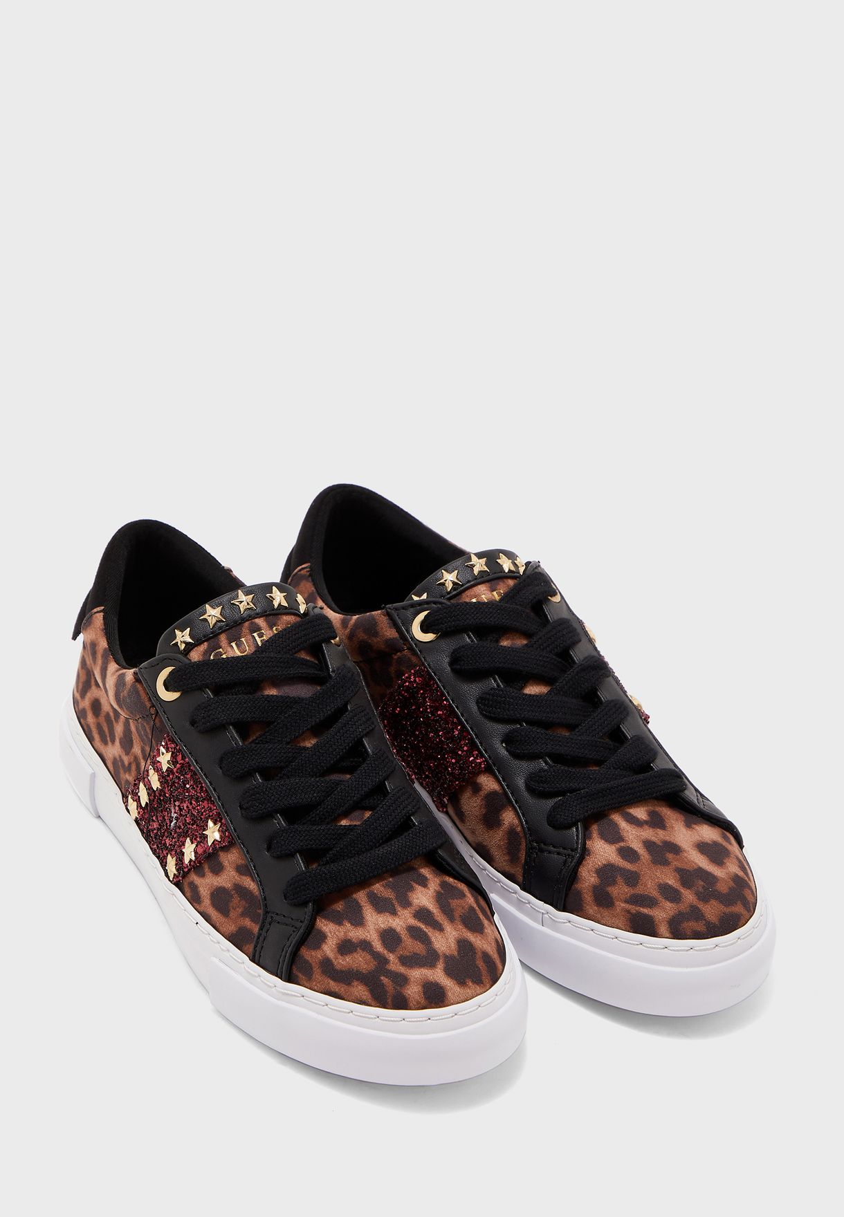 guess leopard print sneakers