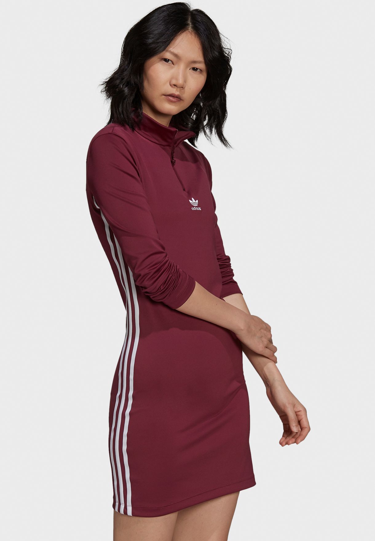 Buy adidas Originals red Trefoil Dress for Kids in Dubai, Abu Dhabi