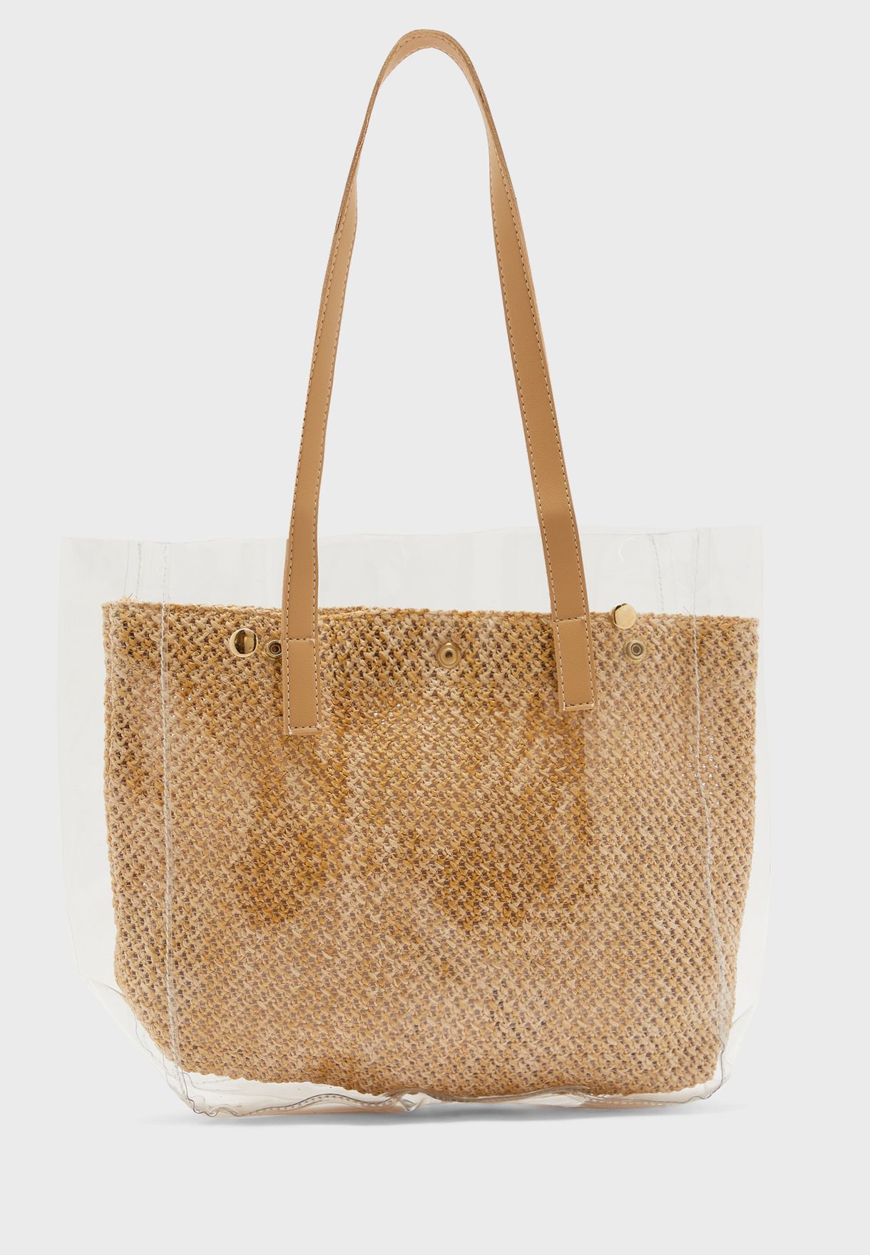 beige tote