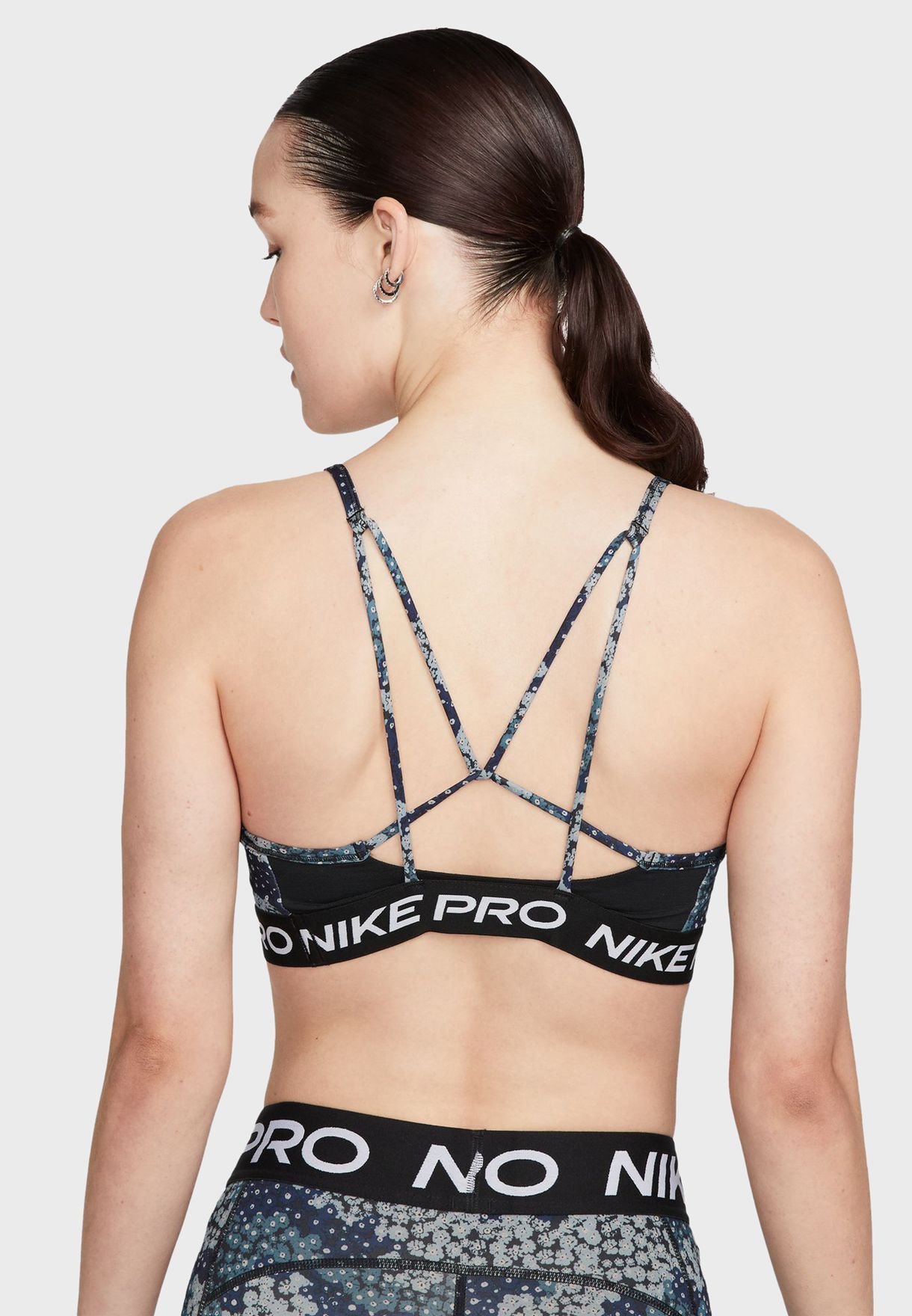 Dri-Fit Indy Strappy Aop Bra