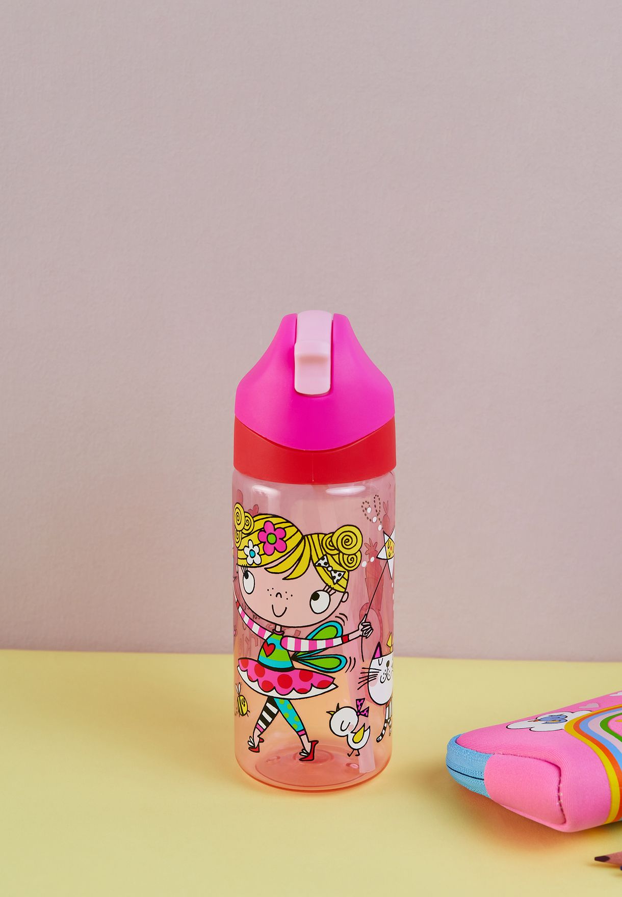 Mary The Fairy Drinks Bottle With Straw