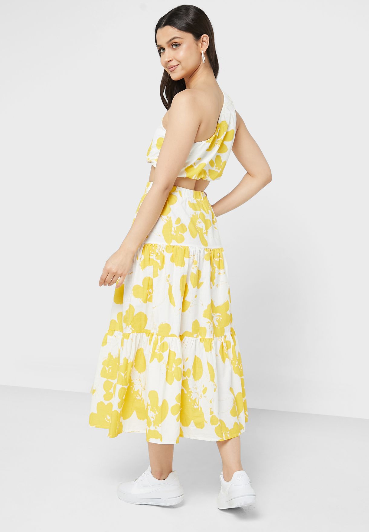Printed Skirt And Top Set