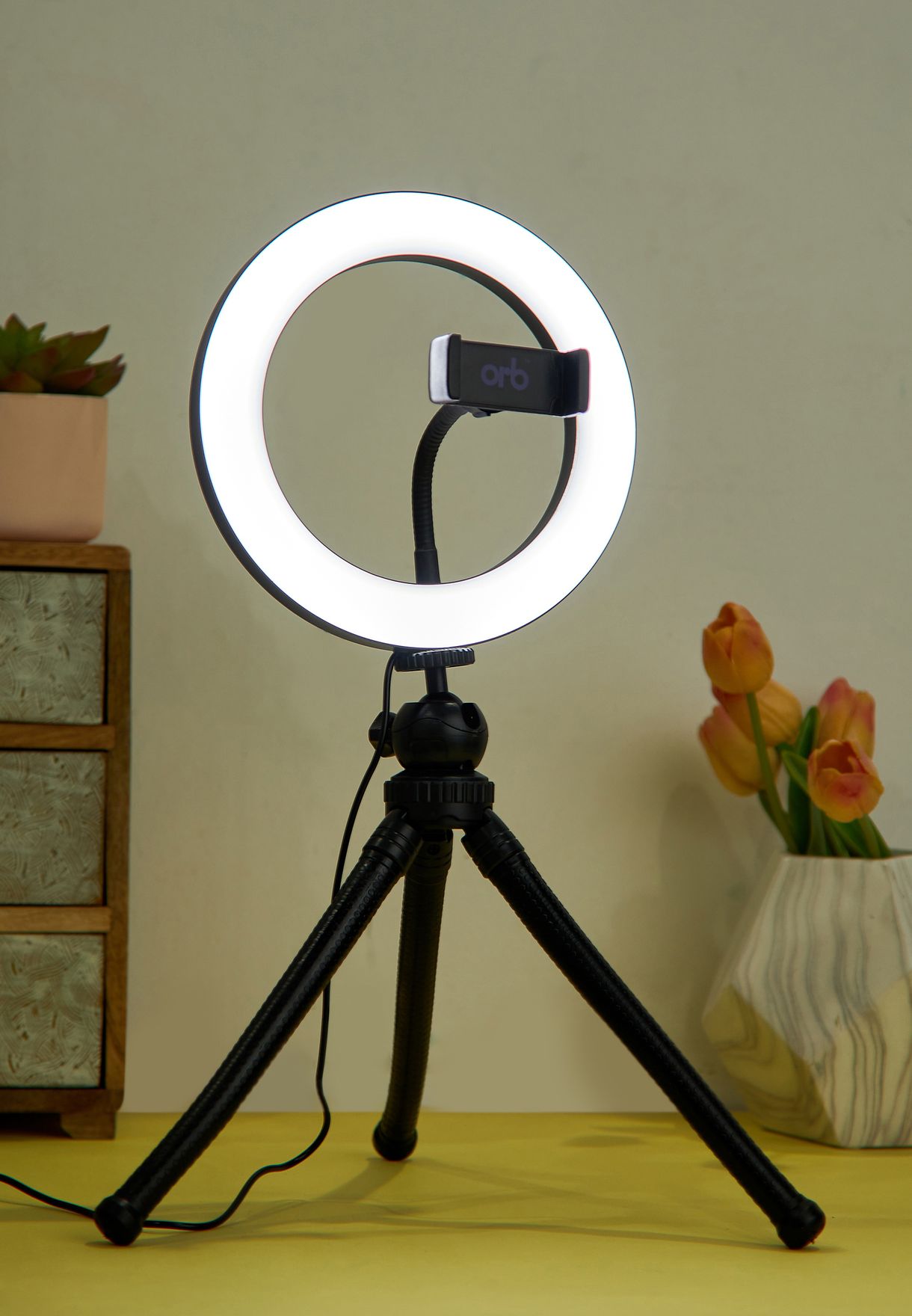 Ring Light With Flexible Tripod