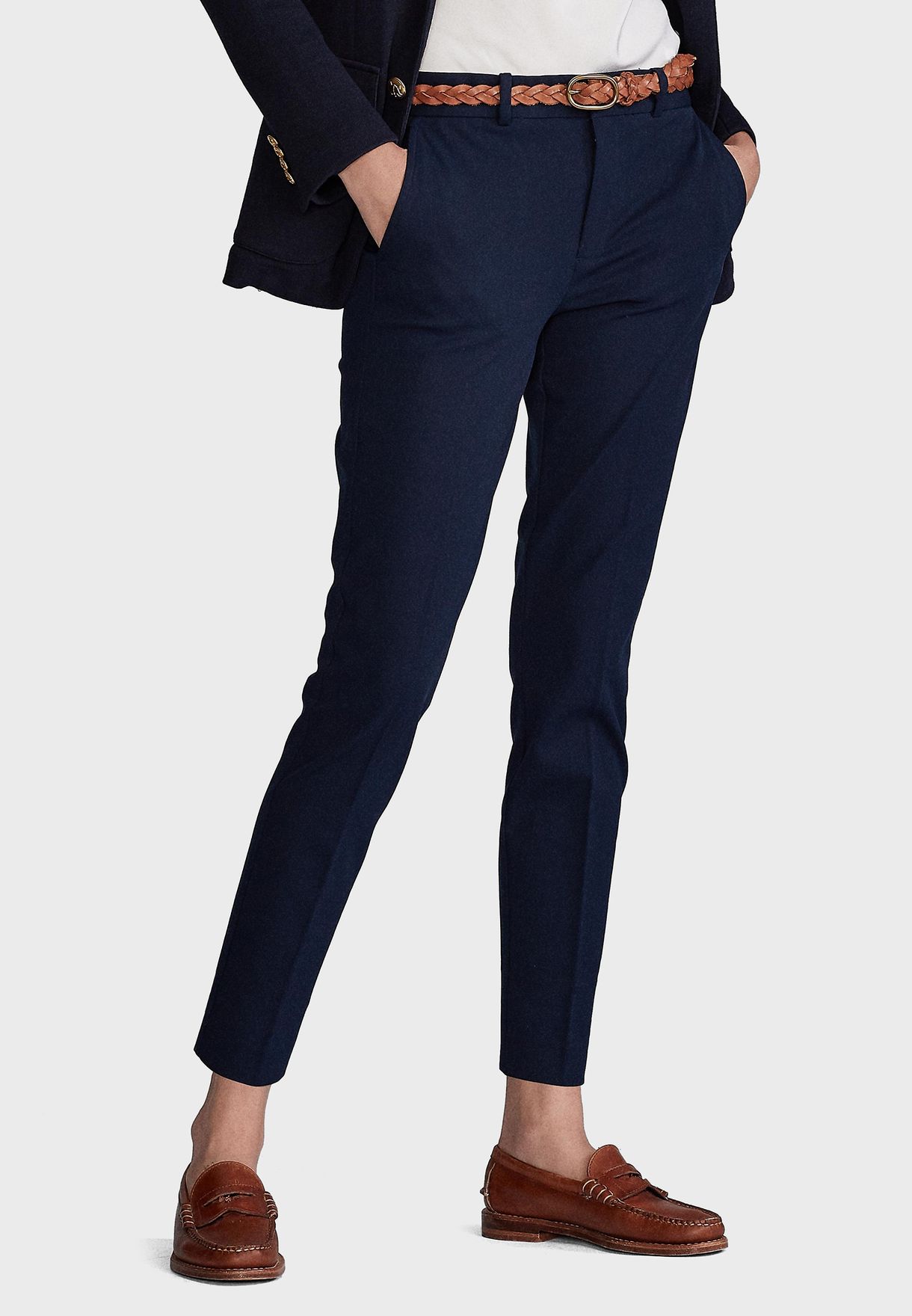 Buy Polo Ralph Lauren blue Tailored Pants for Women in MENA, Worldwide