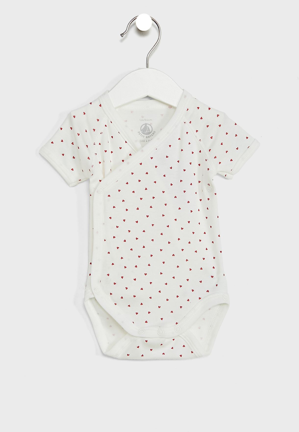Infant 3 Pack Heart Print Bodysuit