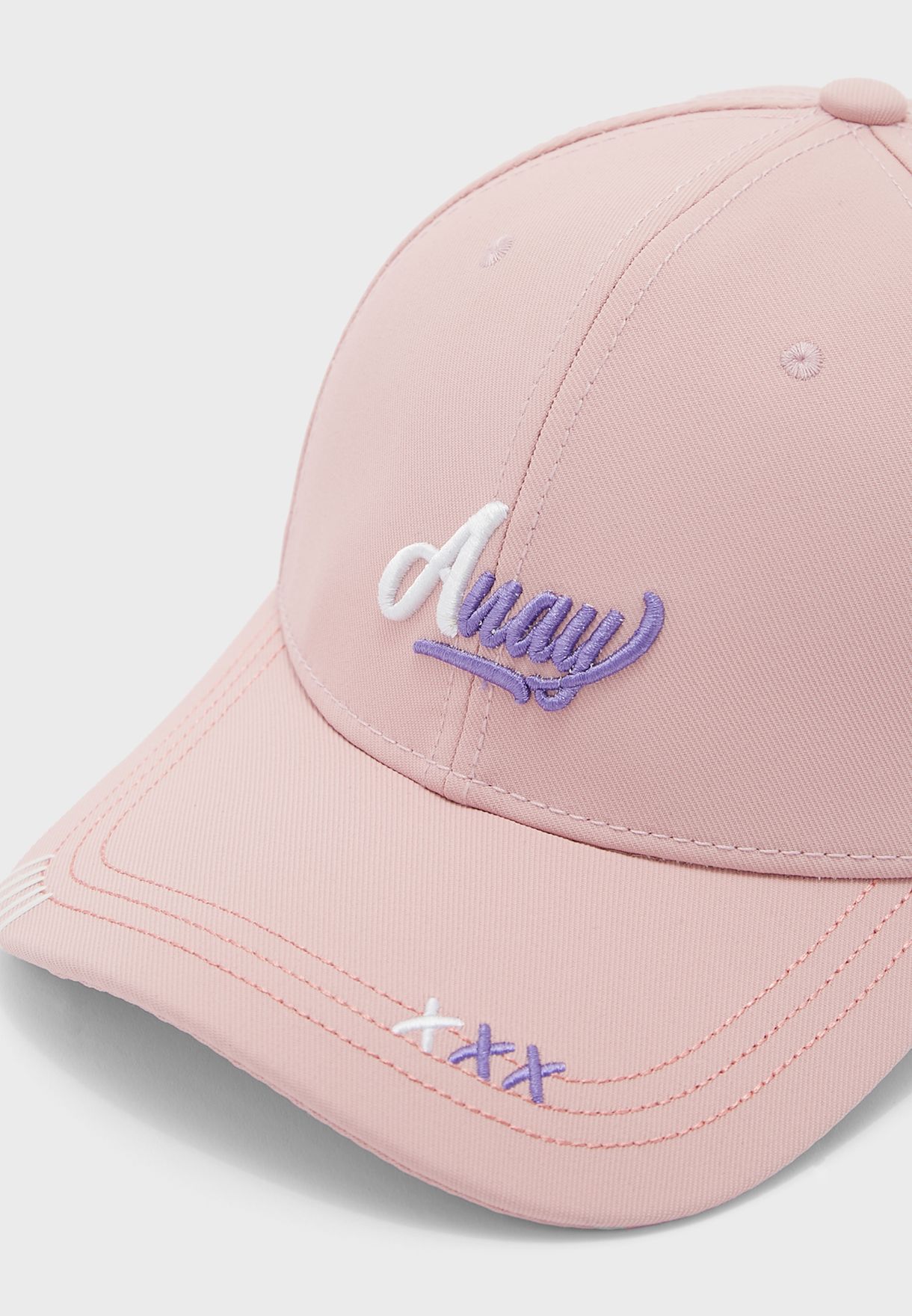 Quirky Slogan Curve Peak Cap