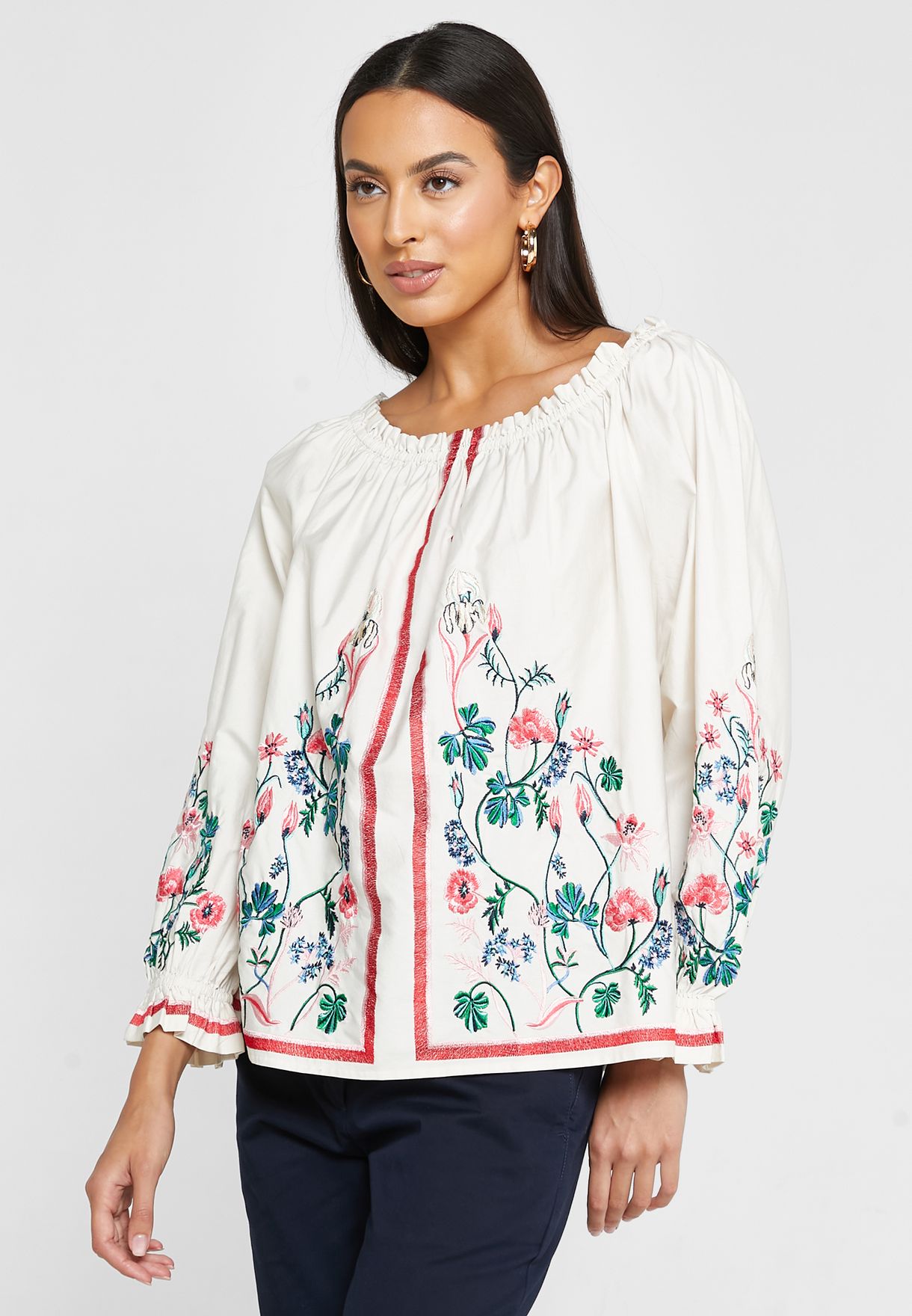 Embroidered Top