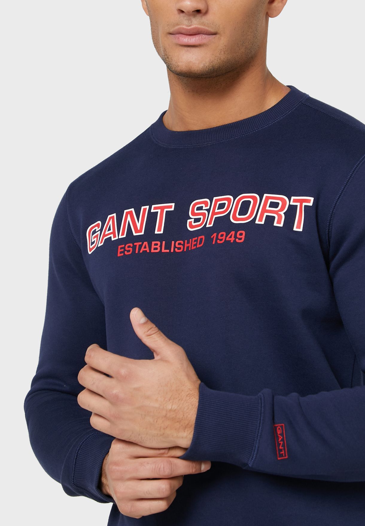 gant logo crew sweatshirt