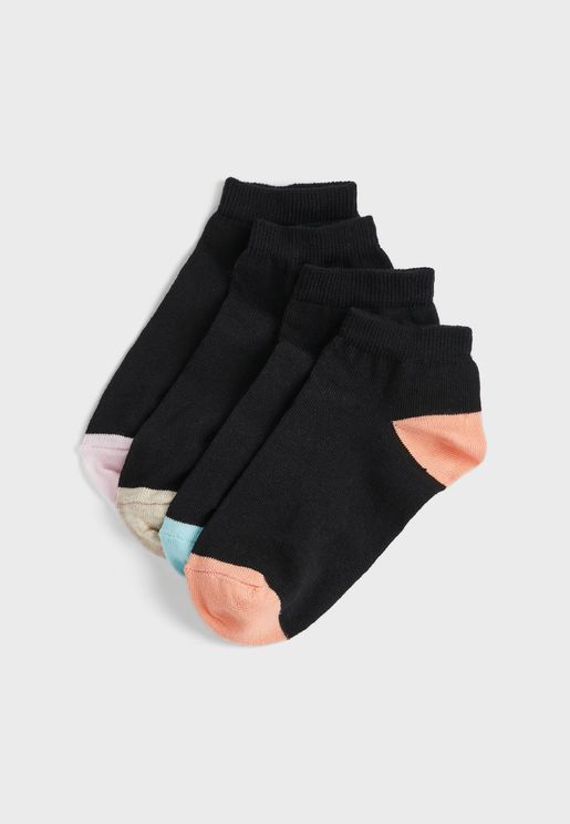 Youth 4 Pack Assorted Socks