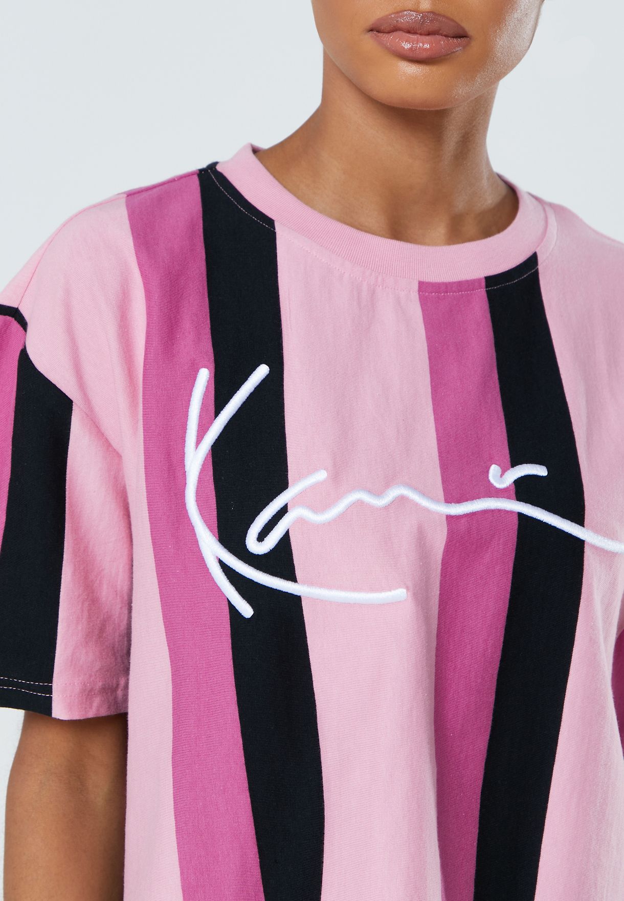 Karl Kani Signature Stripe W T-Shirt Damen Erwachsene