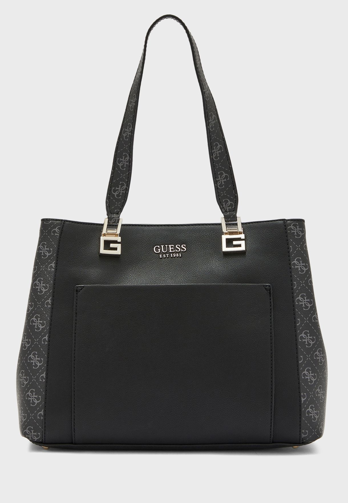 guess enrica logo shopper bag