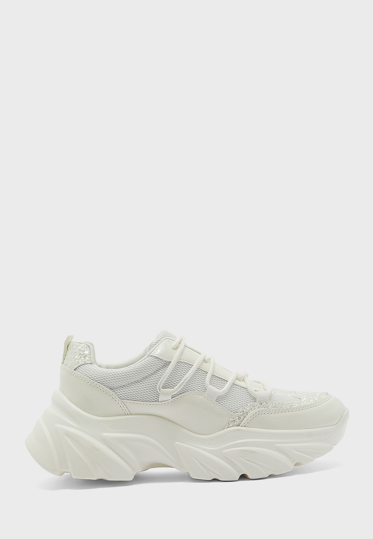 ginger white sneakers