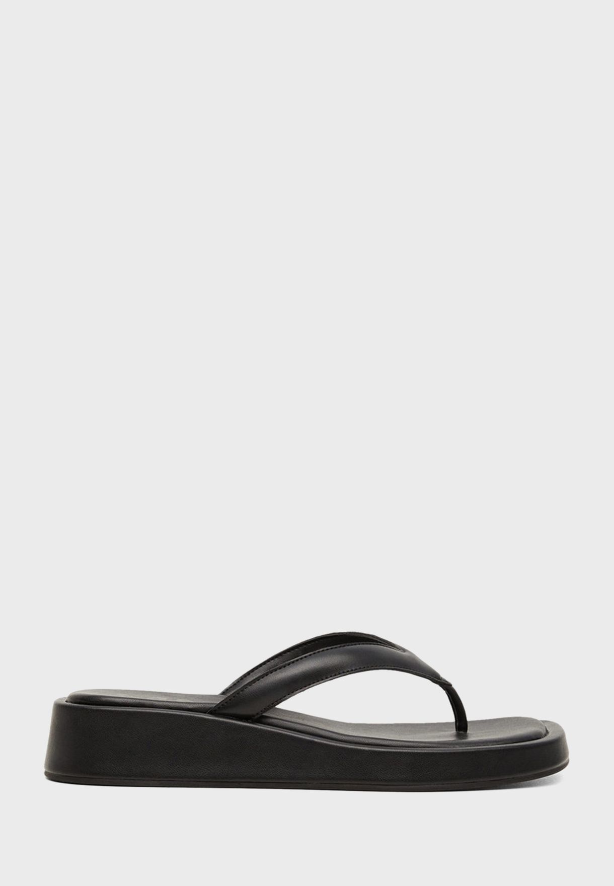 Buy Mango black Sim Sandals for Women in Dubai, Abu Dhabi