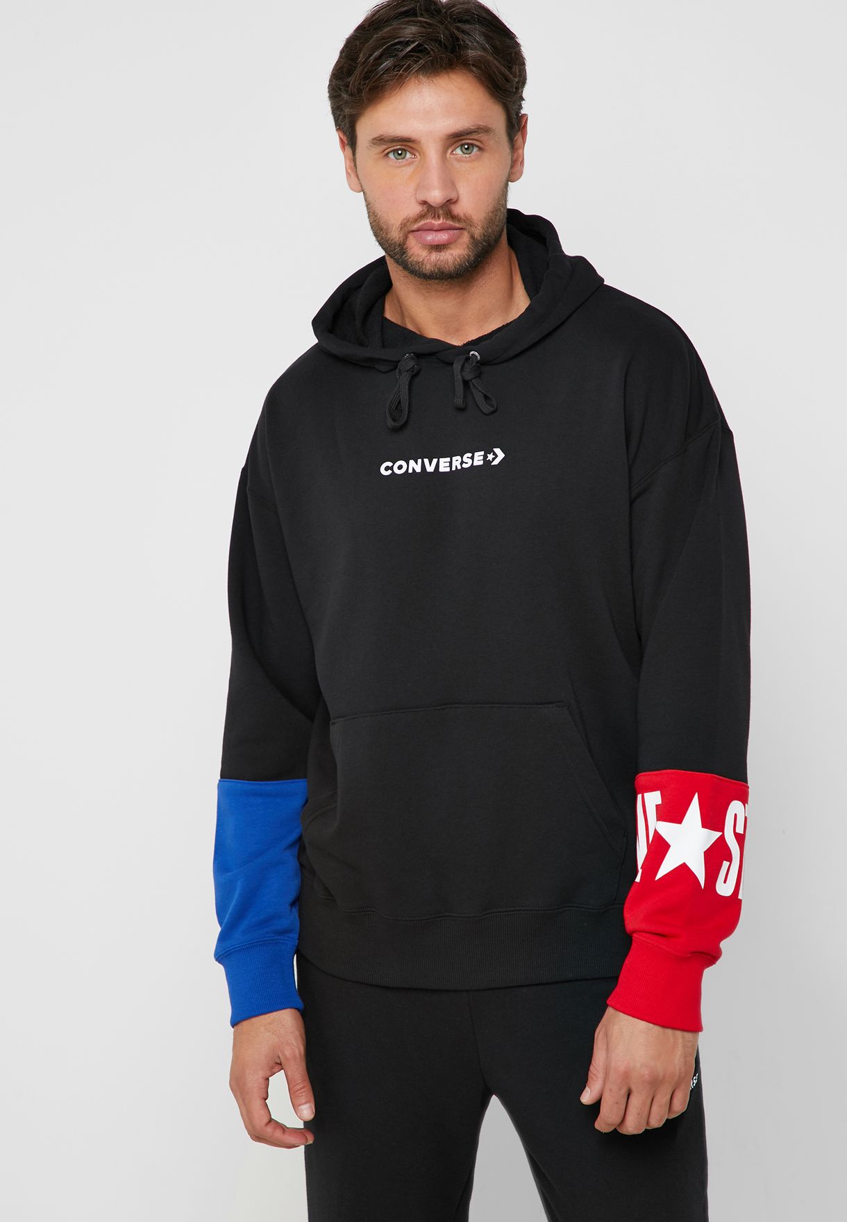 converse one star zip up hoodie