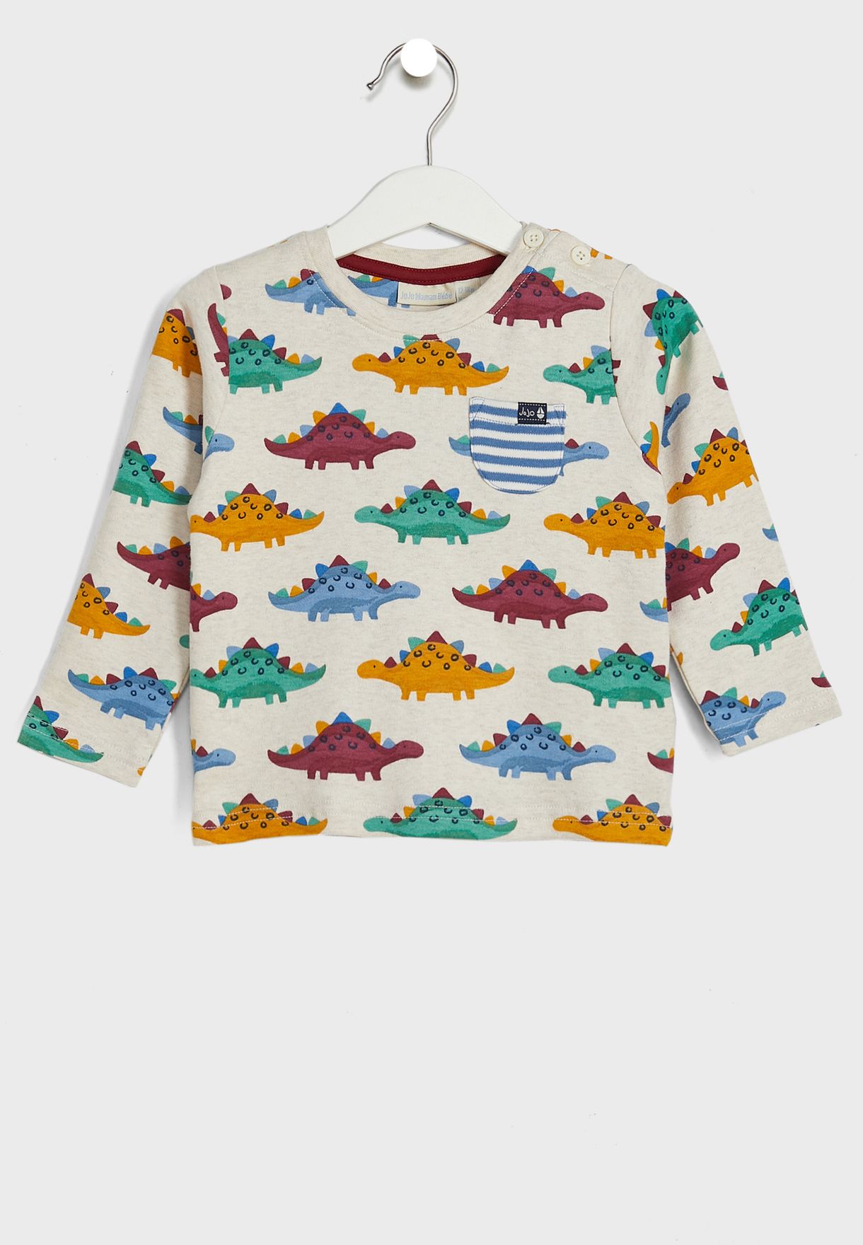 Kids Stegosaurus Print T-Shirt