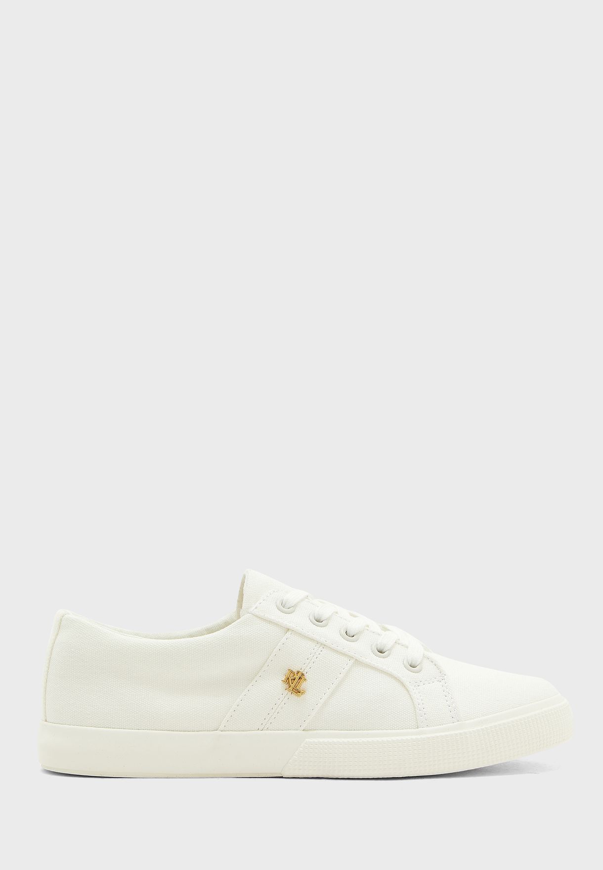 Buy Lauren Ralph Lauren white Janson ll Low Top Sneakers for Women in  Dubai, Abu Dhabi